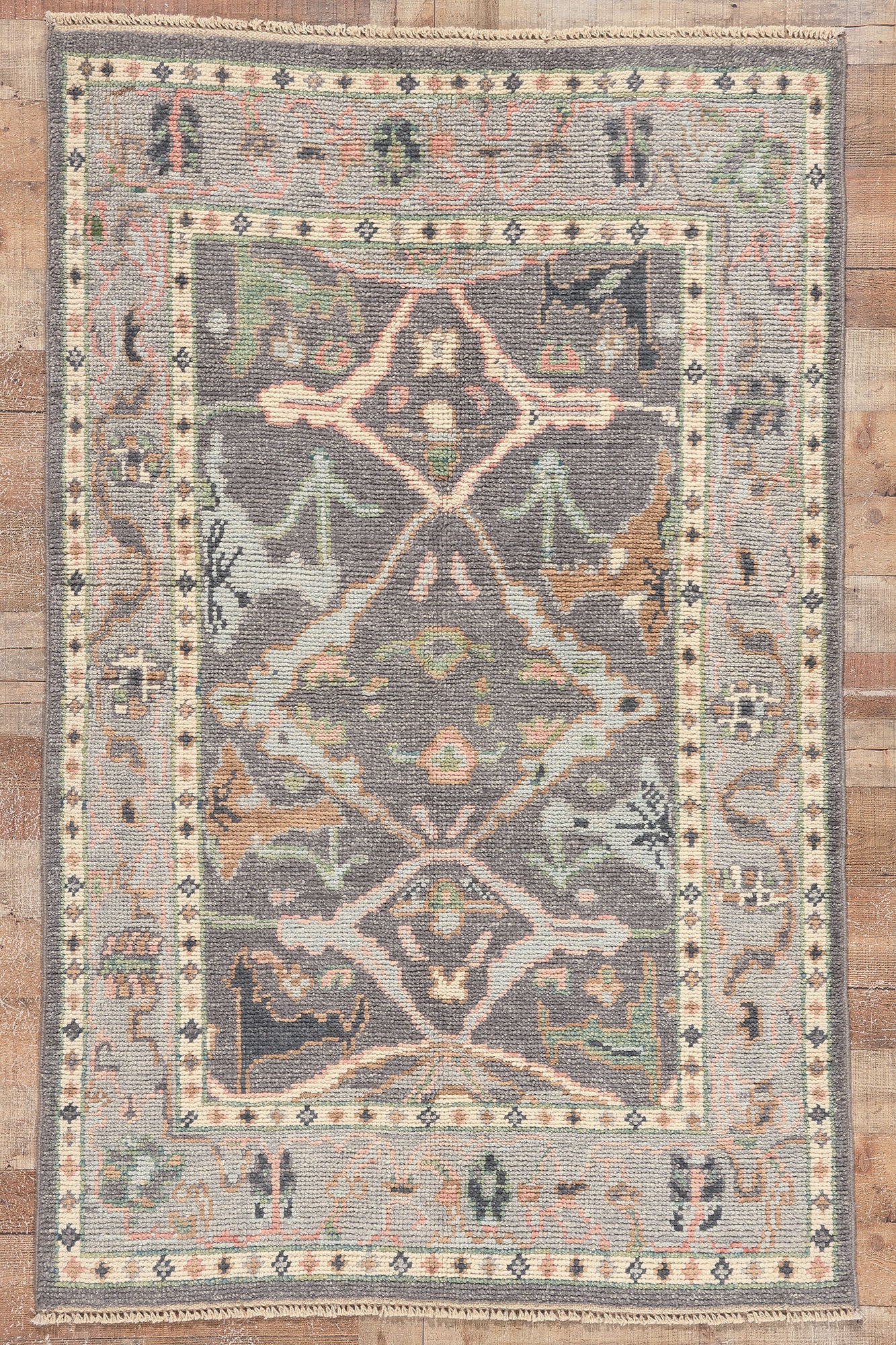 4 x 7 Colorful Oushak Rug 81000