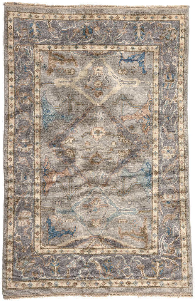 4 x 7 Modern Oushak Rug 81001