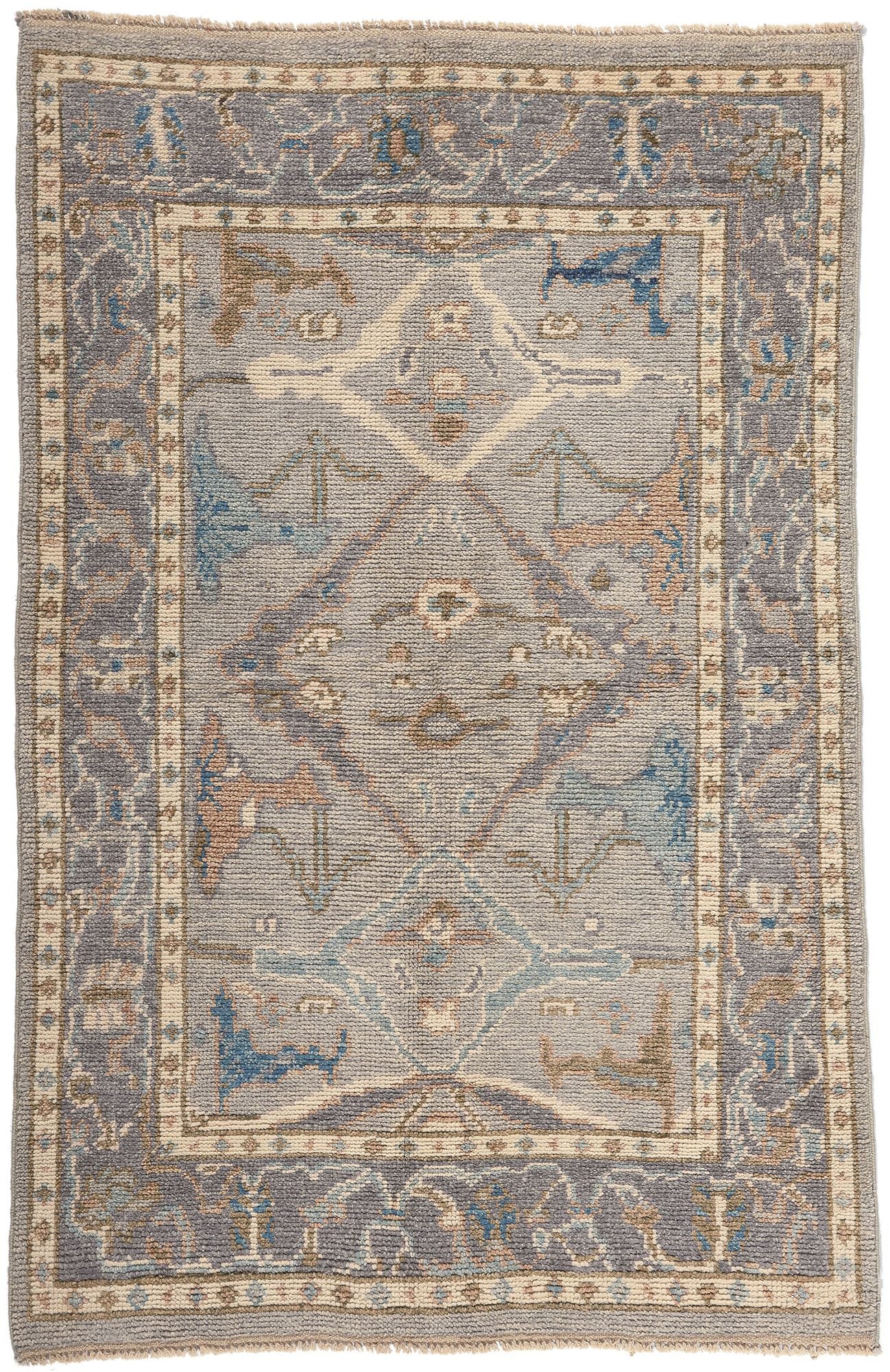 4 x 7 Modern Oushak Rug 81001