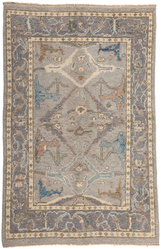 4 x 7 Modern Oushak Rug 81001