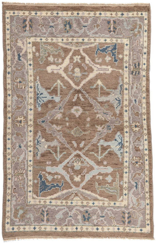 4 x 7 Modern Oushak Rug 81003