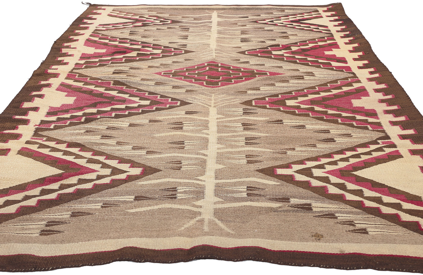 4 x 8 Antique Crystal Navajo Pictorial Rug 78560