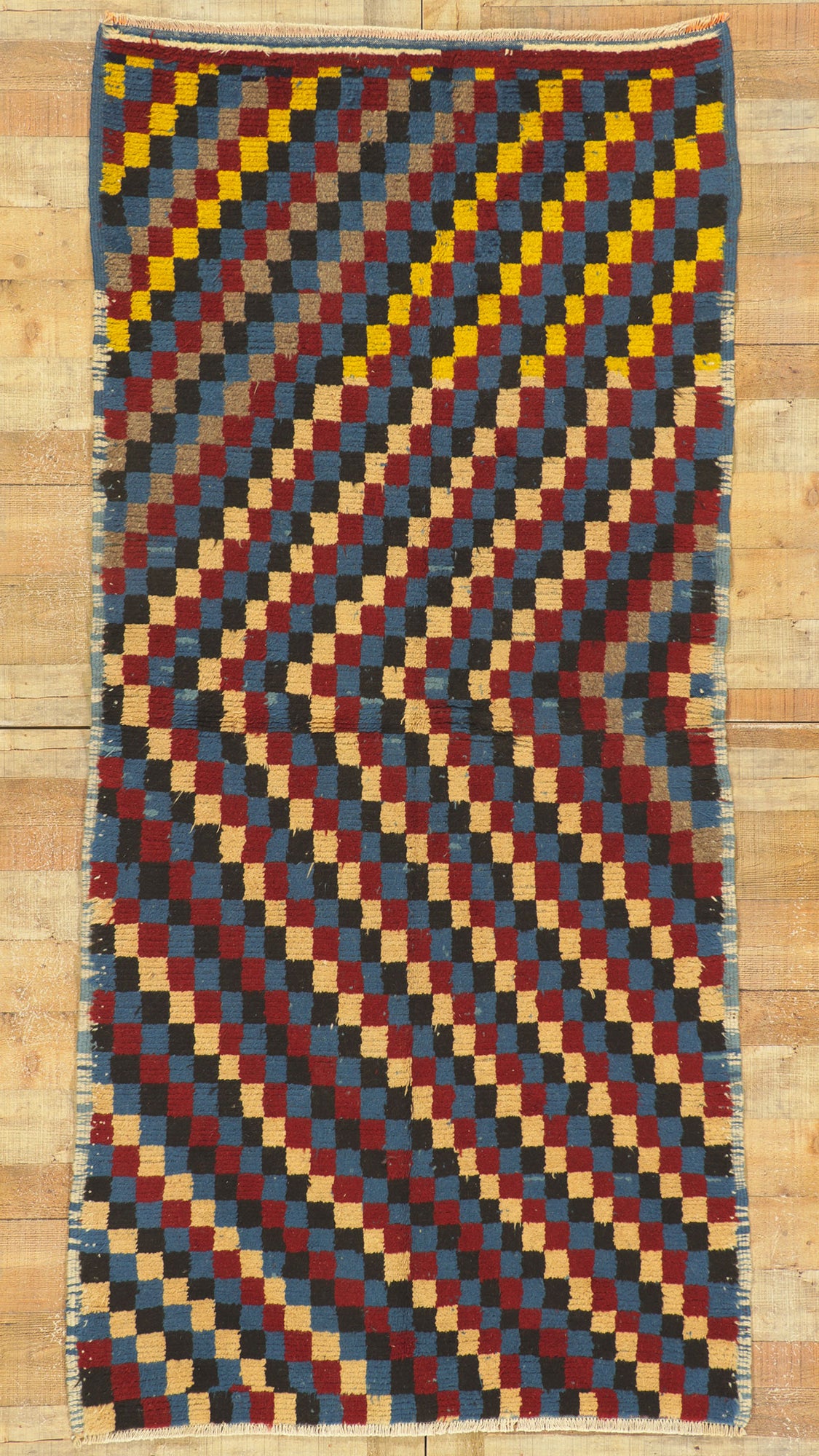 4 x 8 Vintage Turkish Tulu Rug 51577
