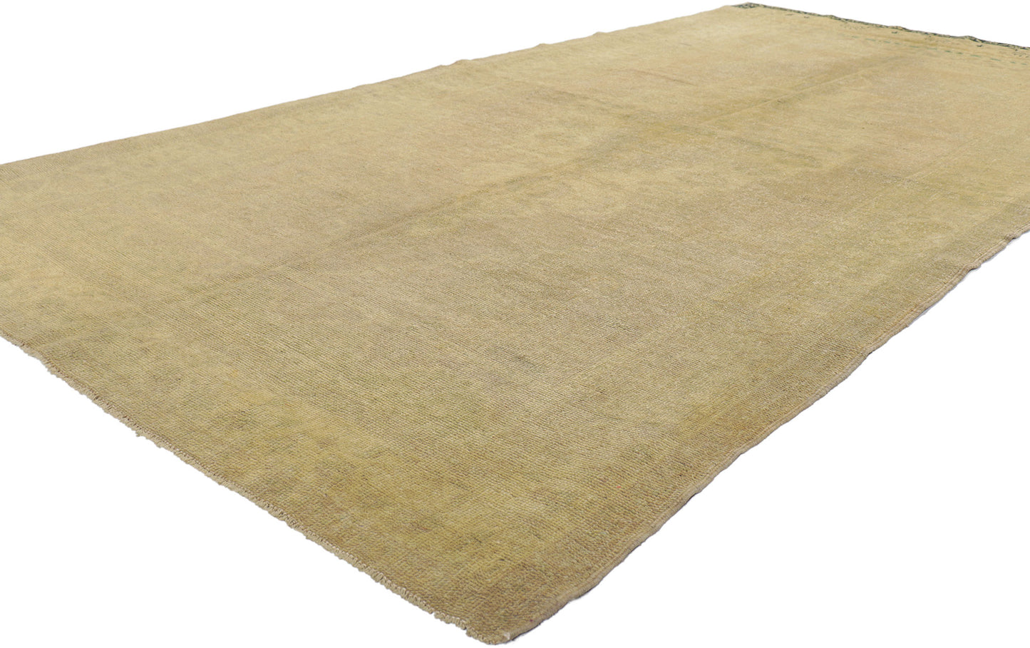 4 x 9 Vintage Turkish Oushak Rug 51030