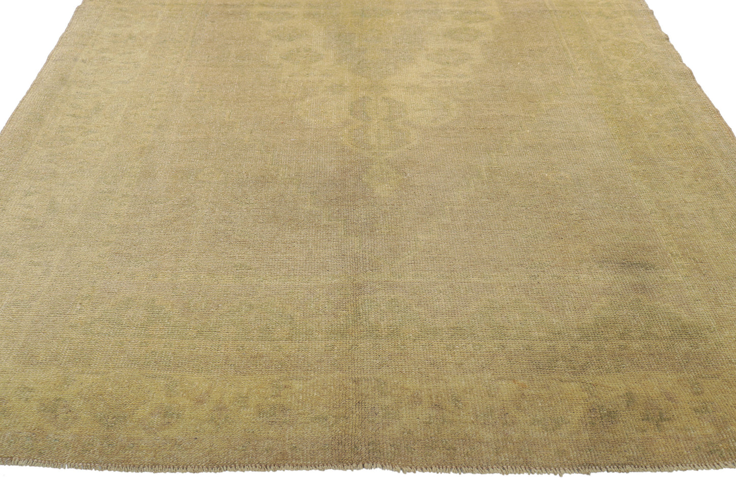 4 x 9 Vintage Turkish Oushak Rug 51030