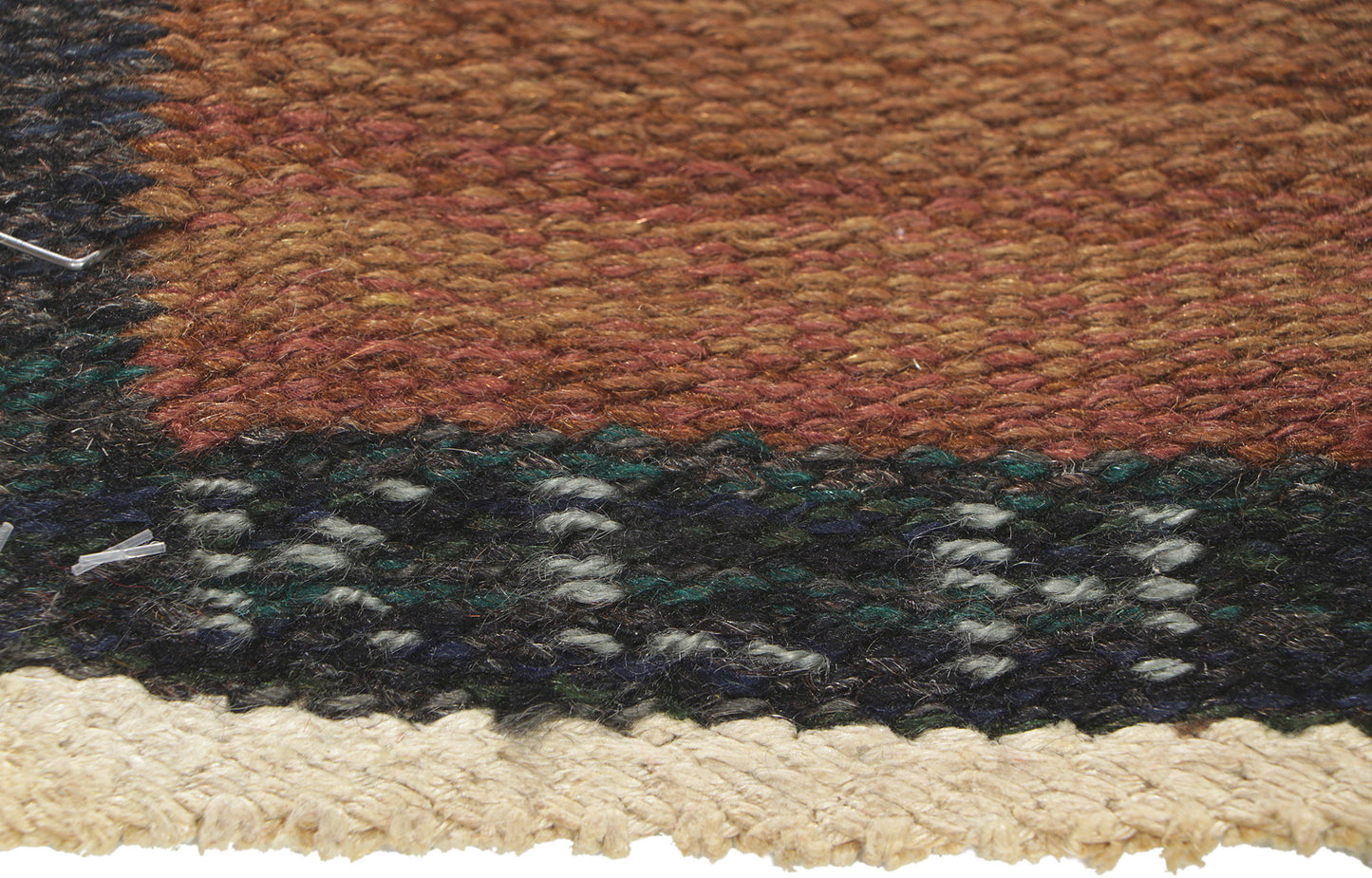 5 x 7 Irma Kronlund Vintage Swedish Rollakan Rug 78486