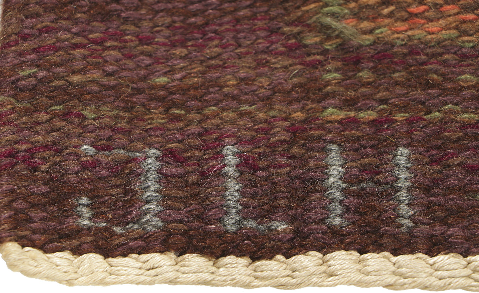 5 x 8 Inga-Mi Vannerus Rydgren Vintage Swedish Rollakan Rug 78494