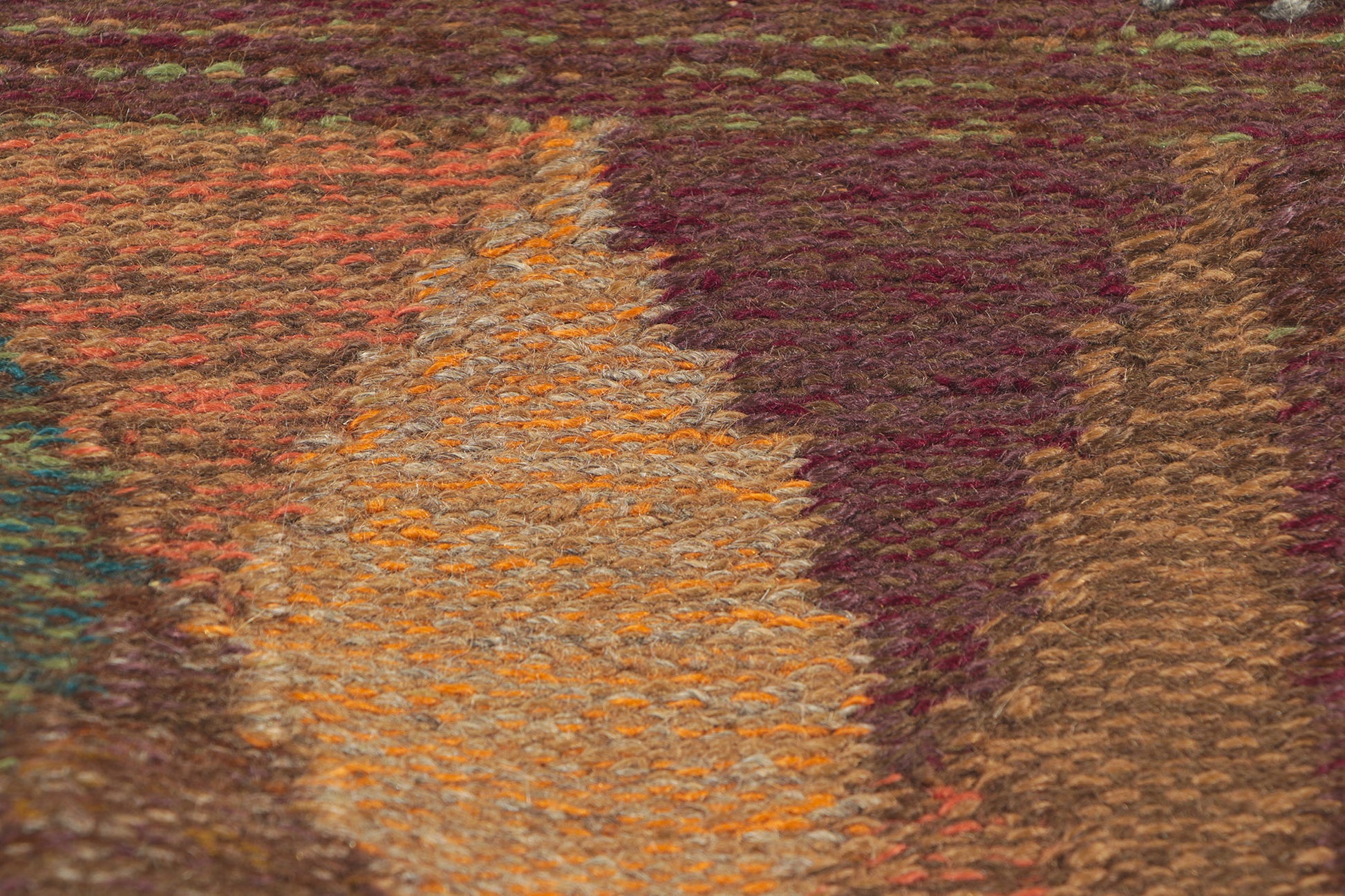 5 x 8 Inga-Mi Vannerus Rydgren Vintage Swedish Rollakan Rug 78494