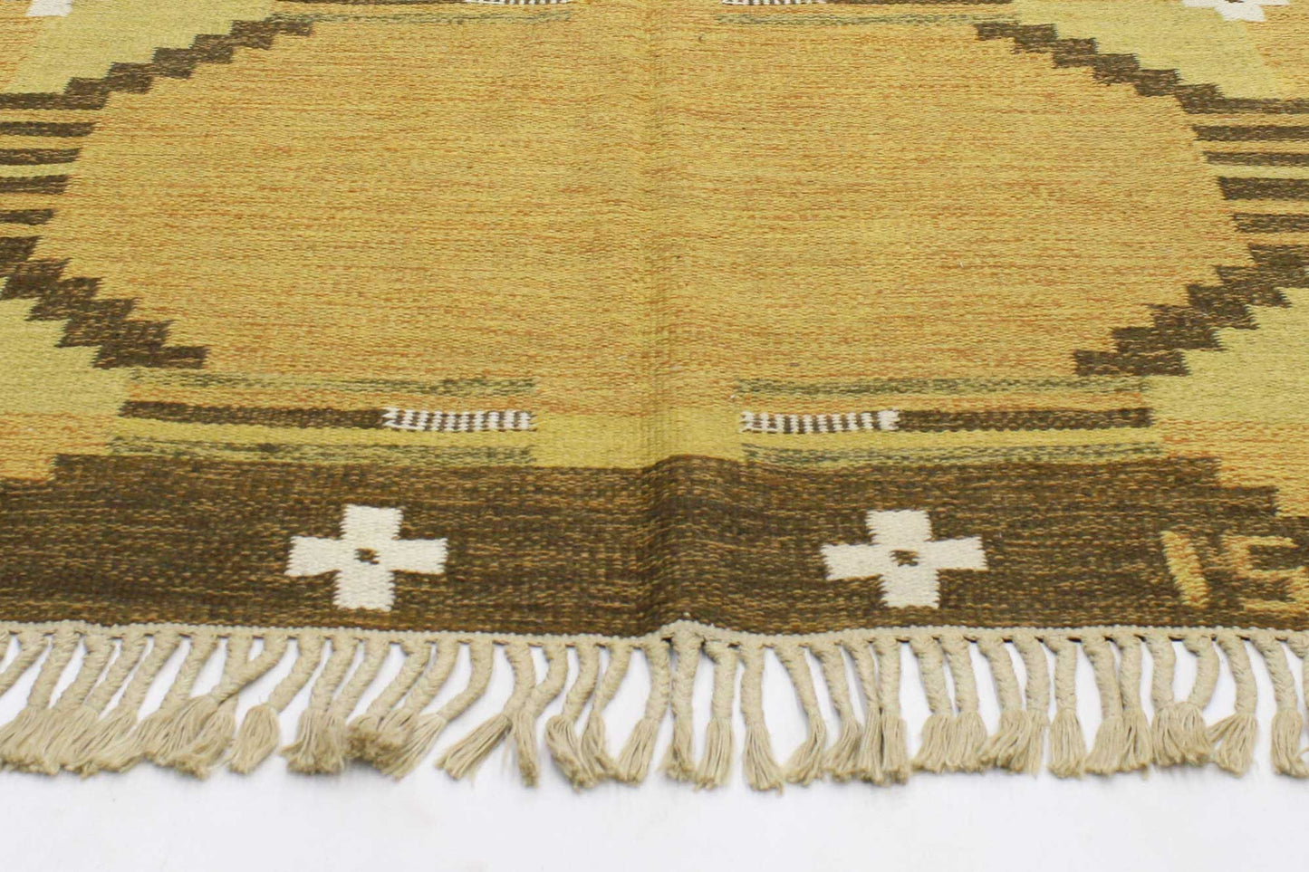 5 x 8 Ingegerd Silow Vintage Swedish Rollakan Rug 77034