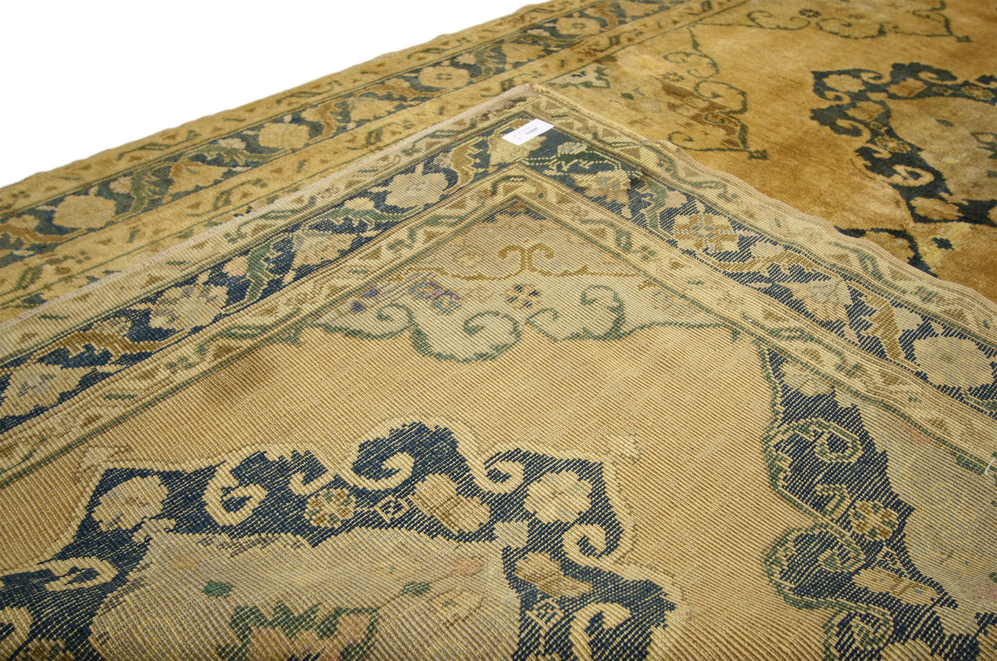 5 x 11 Vintage Turkish Oushak Rug 50004