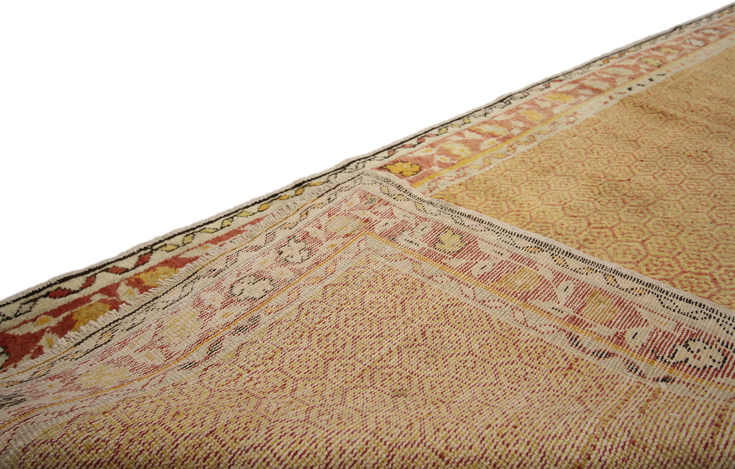 3 x 8 Vintage Turkish Oushak Runner 50006