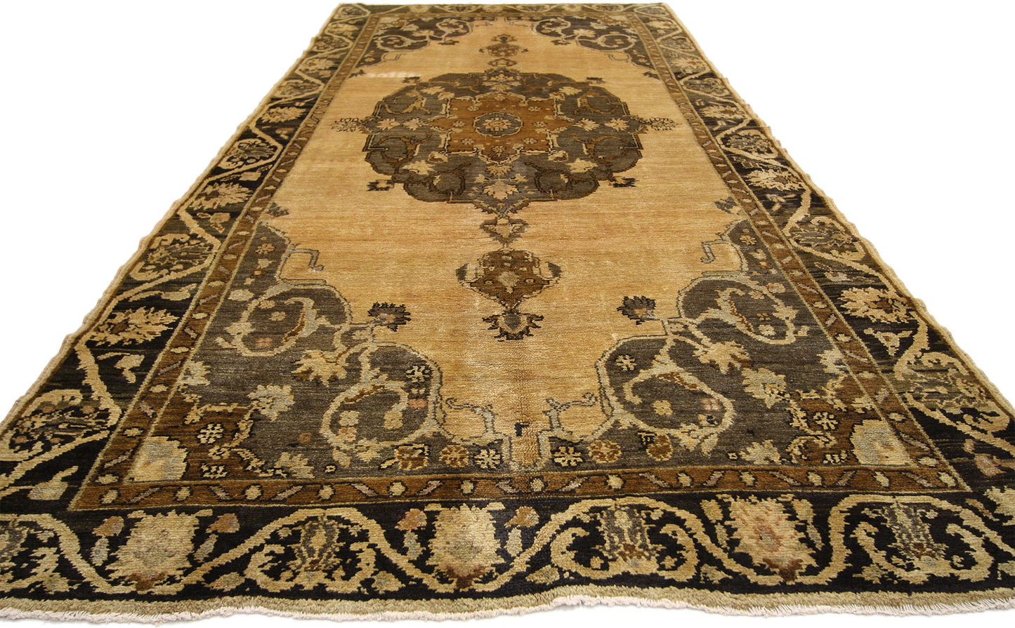 5 x 12 Vintage Oushak Rug 50033