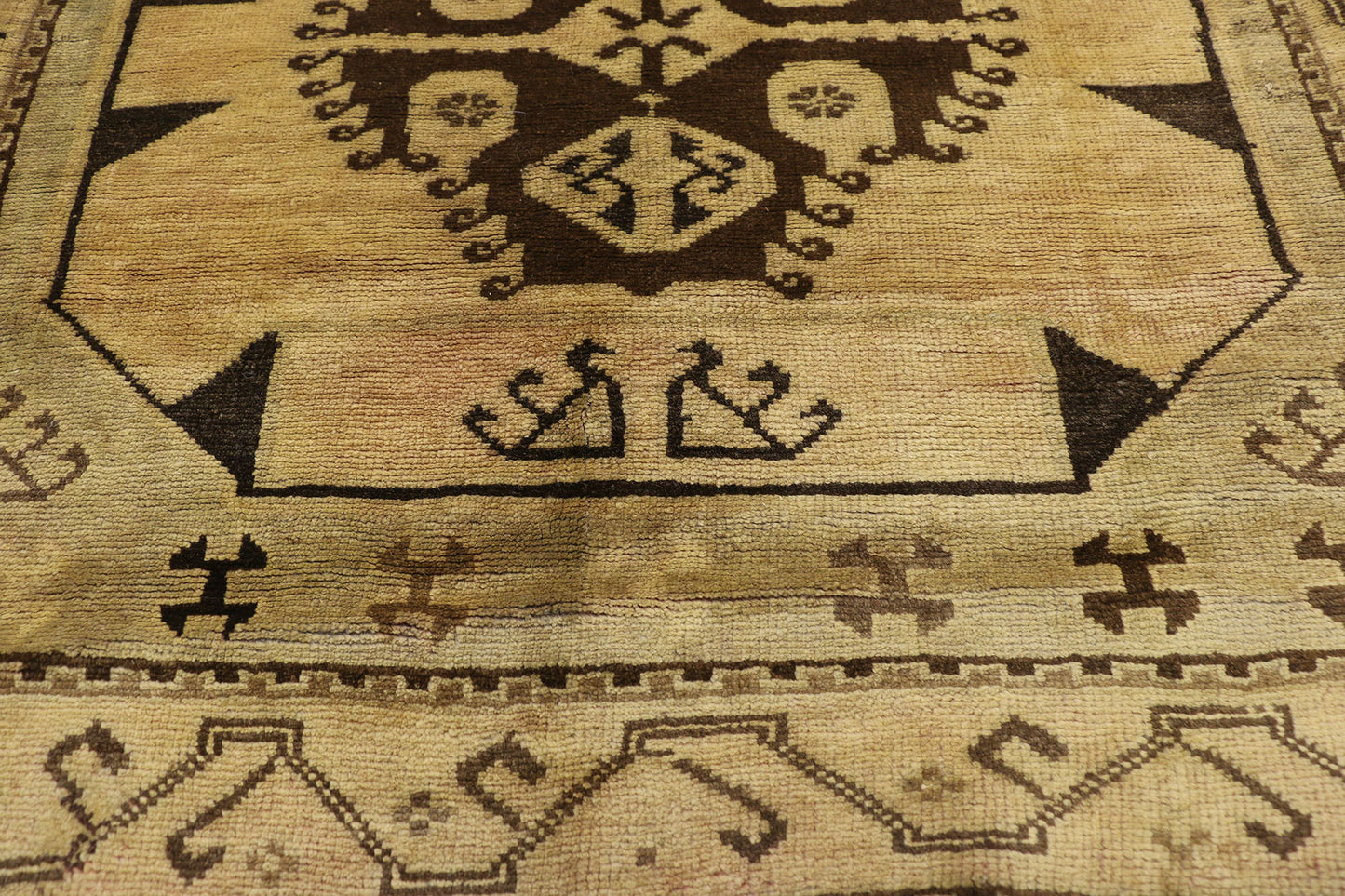 4 x 16 Vintage Oushak Rug 50046