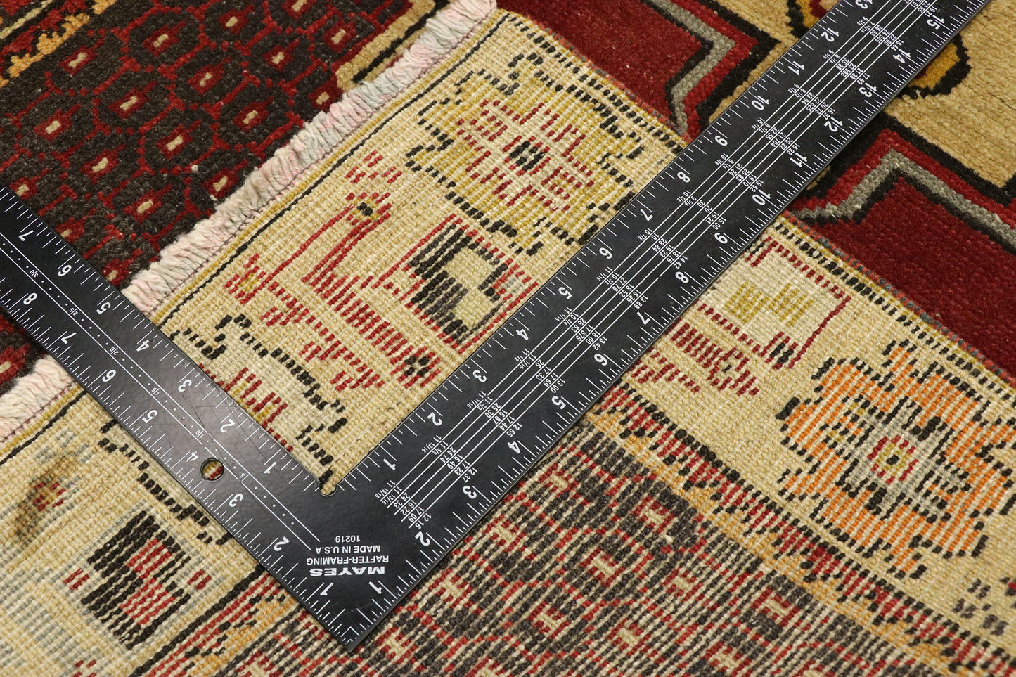 3 x 5 Vintage Turkish Oushak Rug 50054