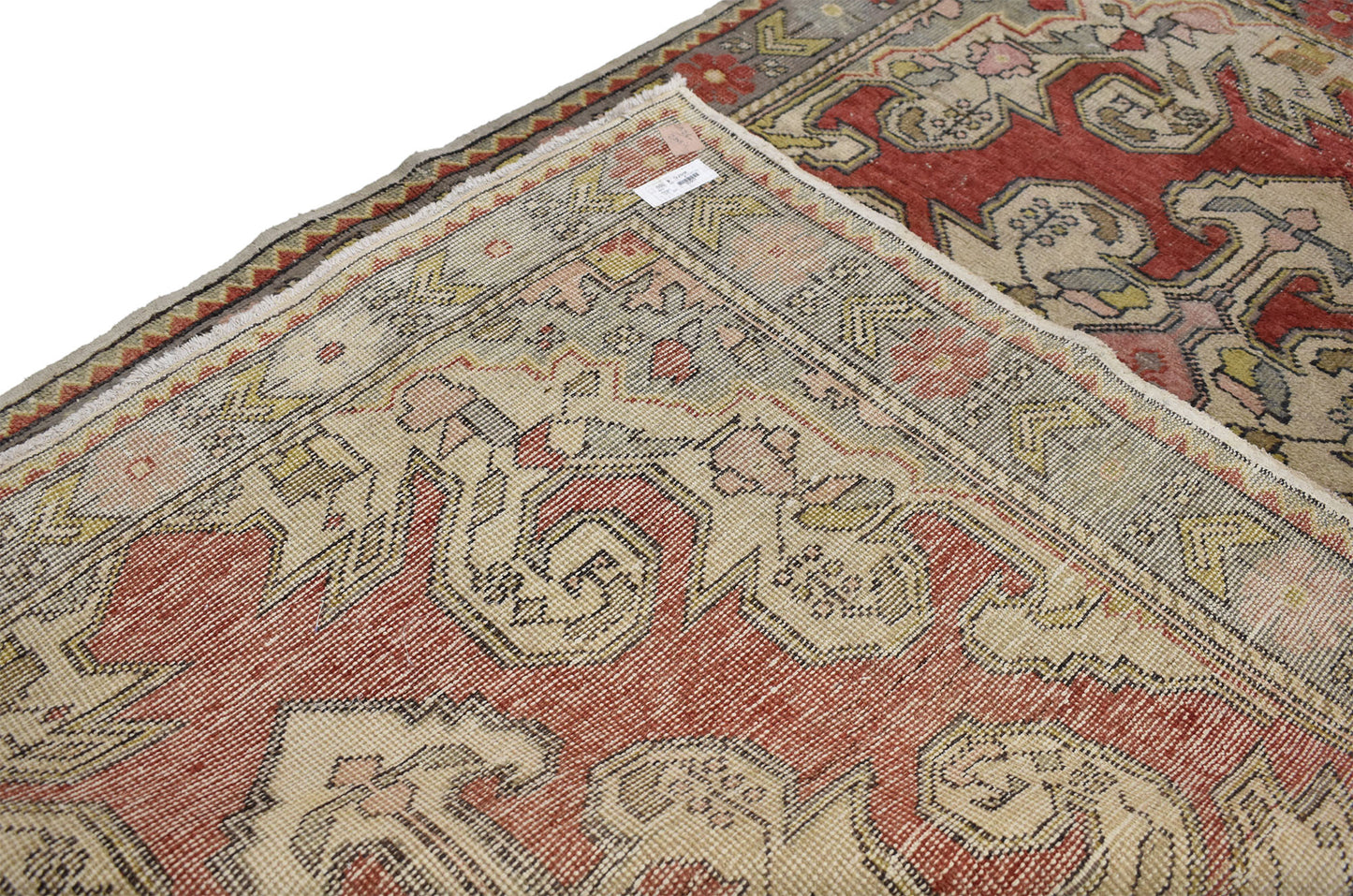 4 x 6 Vintage Turkish Oushak Rug 50057