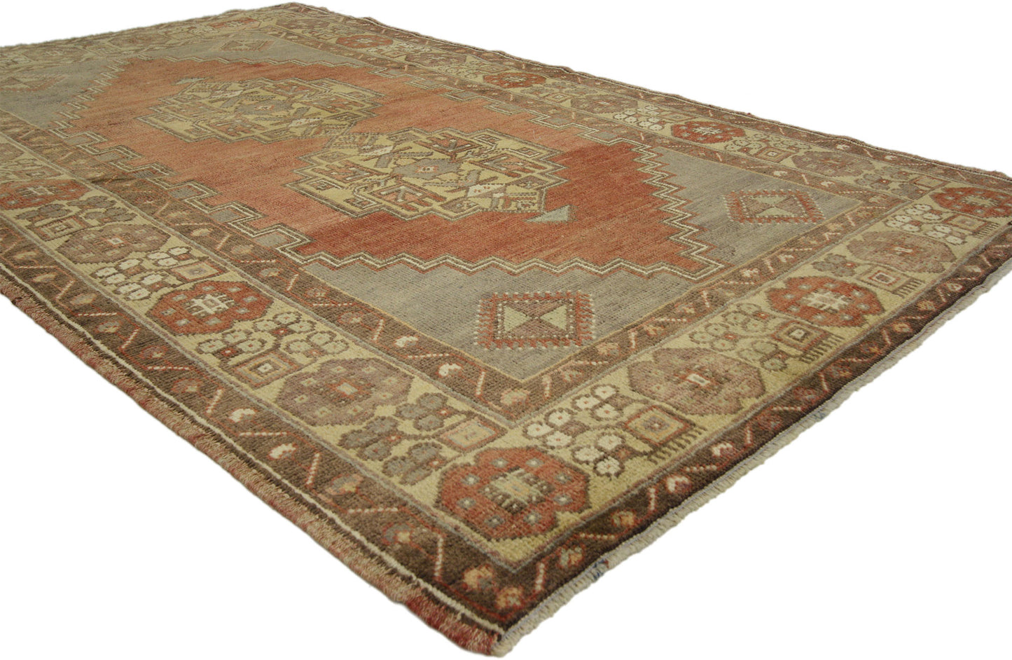 4 x 6 Vintage Oushak Rug 50078