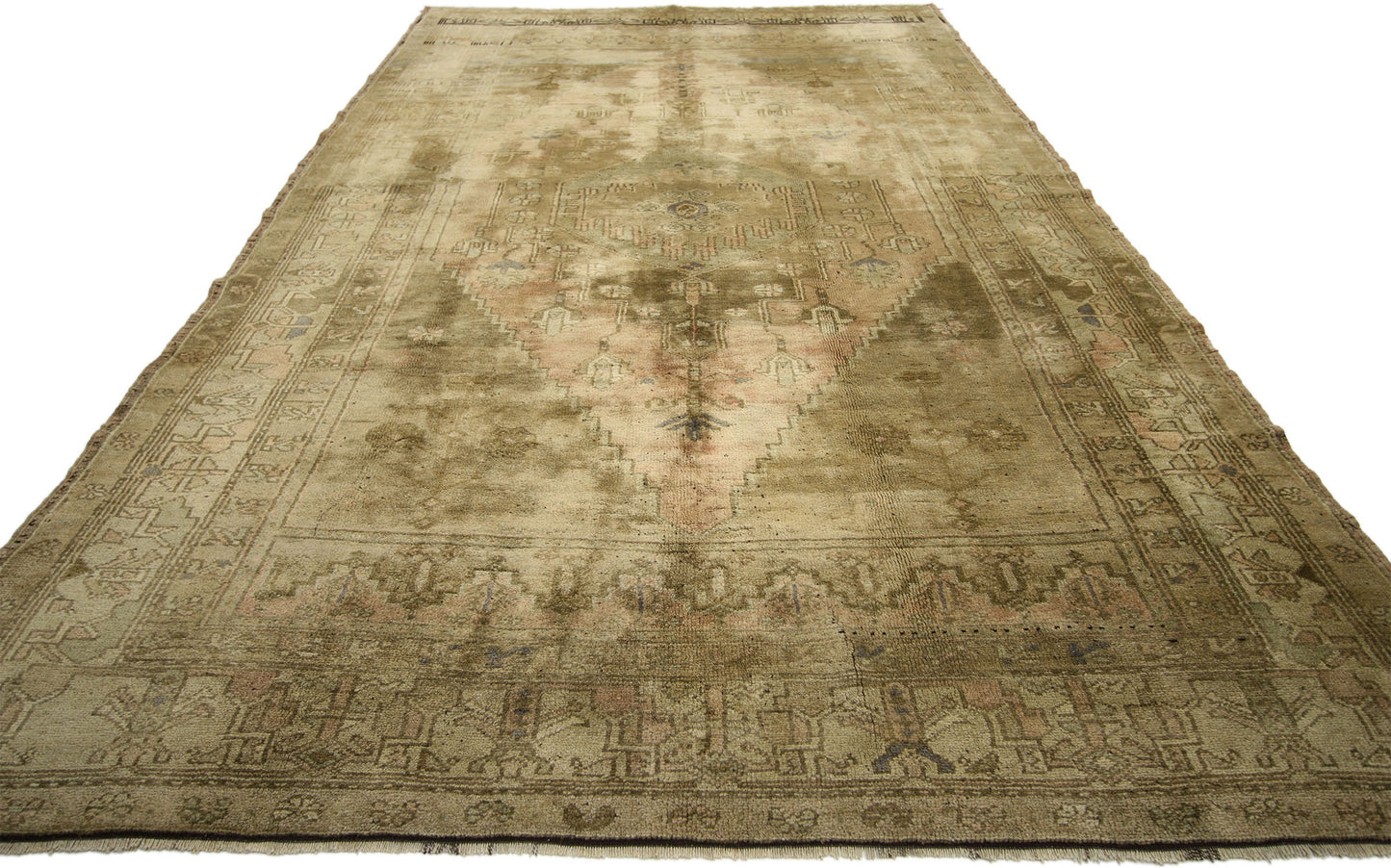 5 x 9 Vintage Oushak Rug 50083