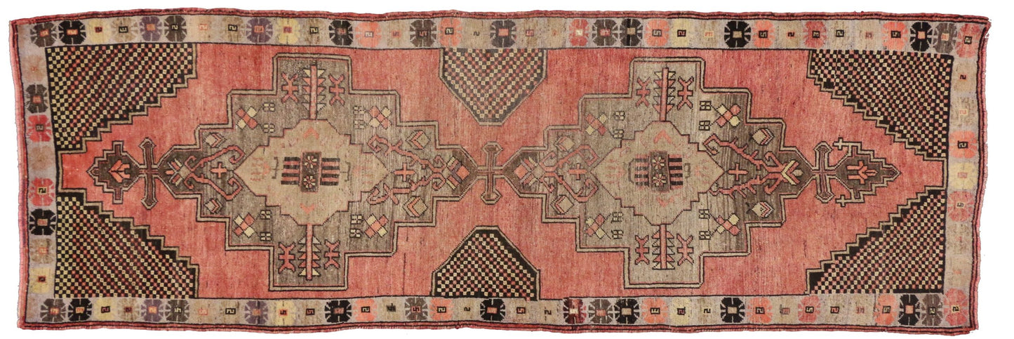 3 x 10 Vintage Oushak Rug 50086