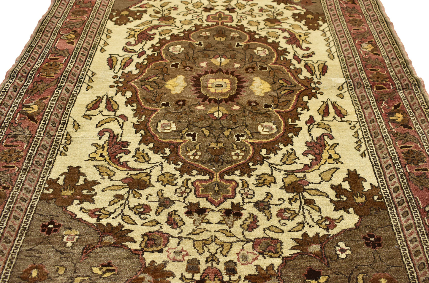 4 x 6 Vintage Turkish Oushak Rug 50094