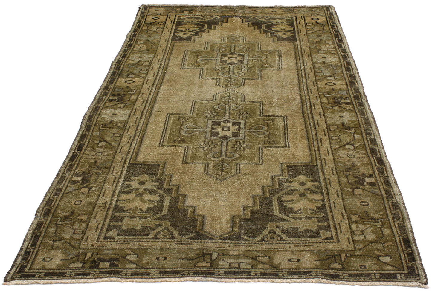 4 x 7 Vintage Oushak Rug 50113