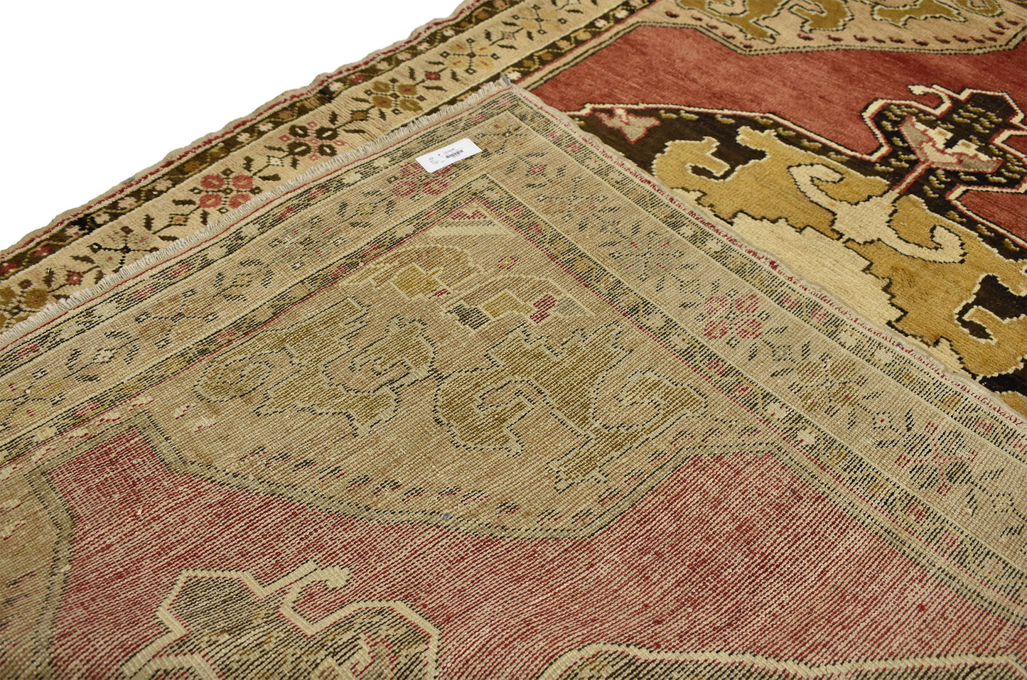 4 x 7 Vintage Turkish Oushak Rug 50123