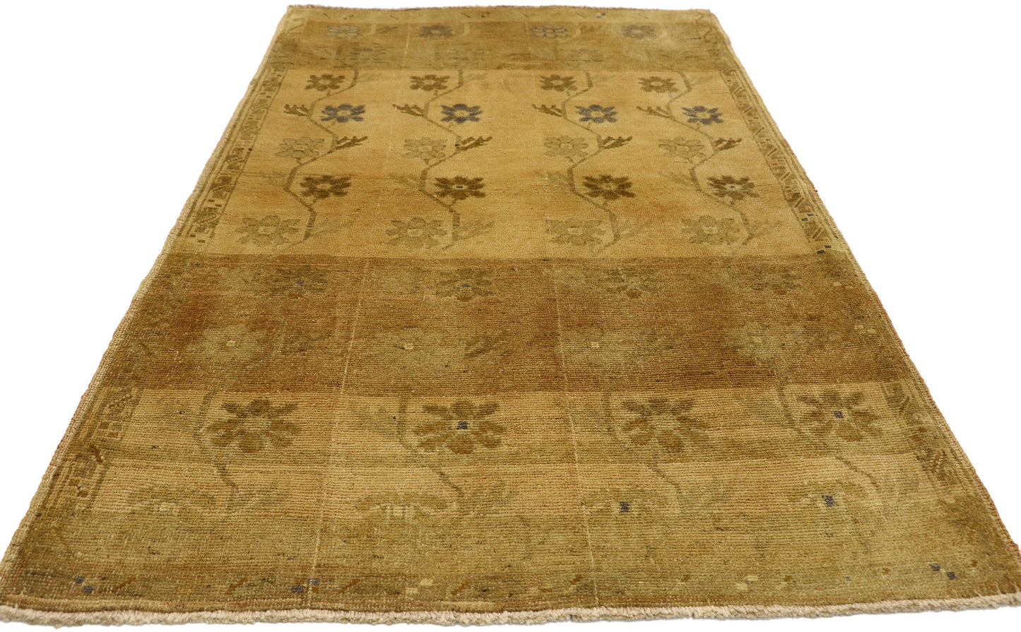 3 x 6 Vintage Turkish Oushak Rug 50128
