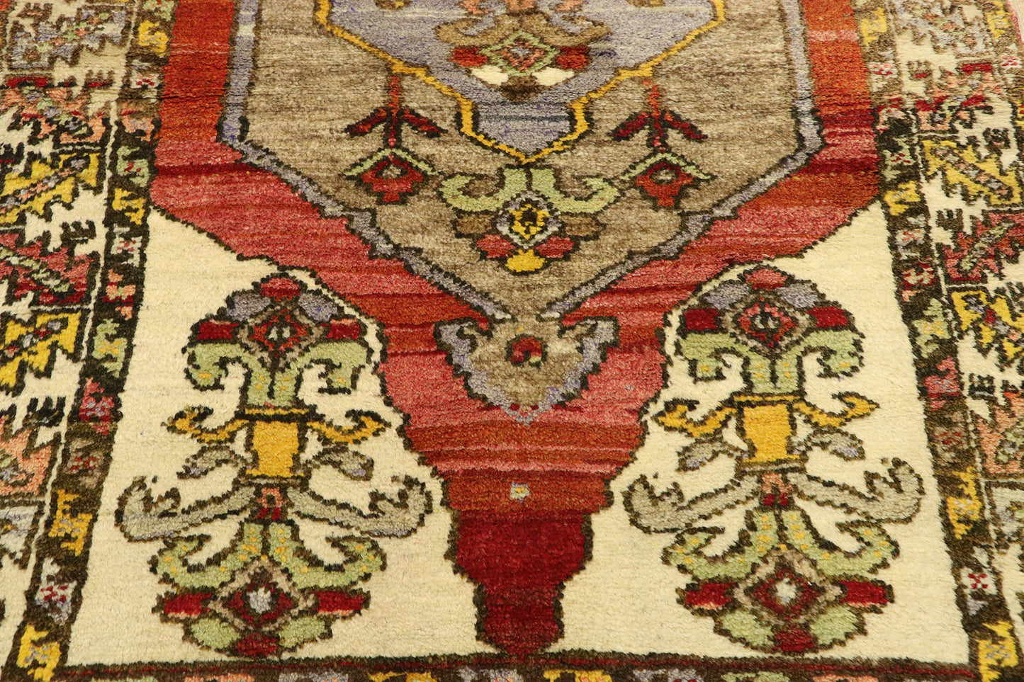 3 x 5 Vintage Turkish Oushak Rug 50163
