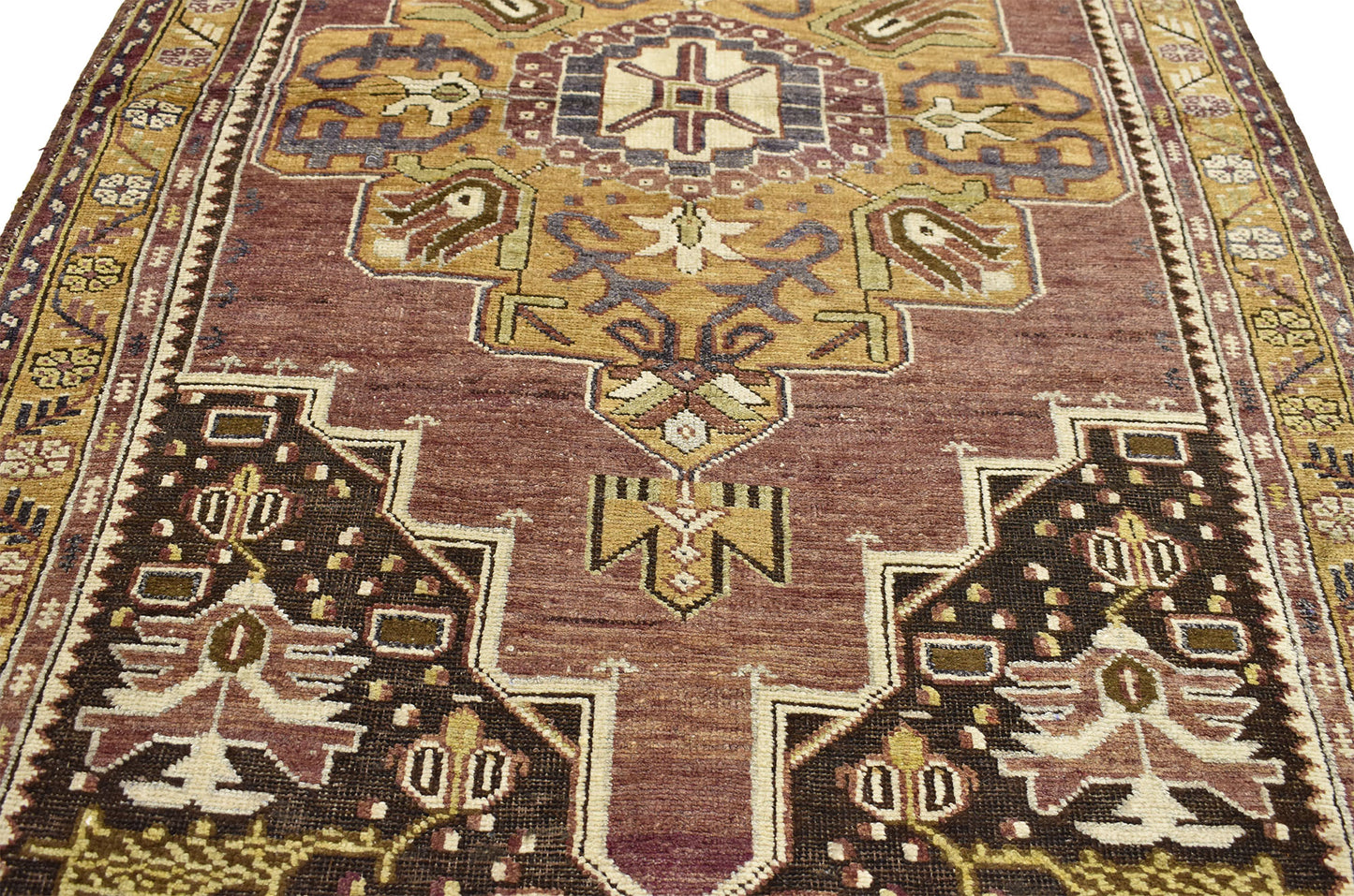 4 x 7 Vintage Turkish Oushak Rug 50187