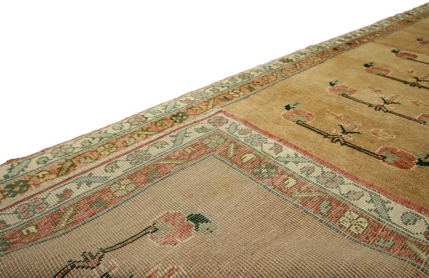 3 x 10 Vintage Turkish Oushak Runner 50189