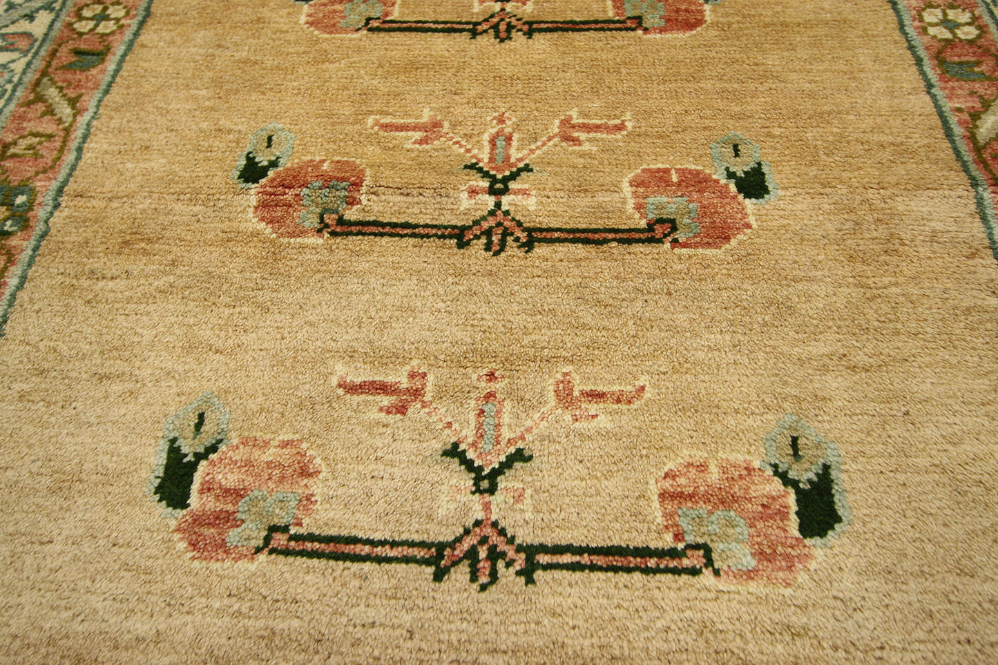 3 x 10 Vintage Turkish Oushak Runner 50189