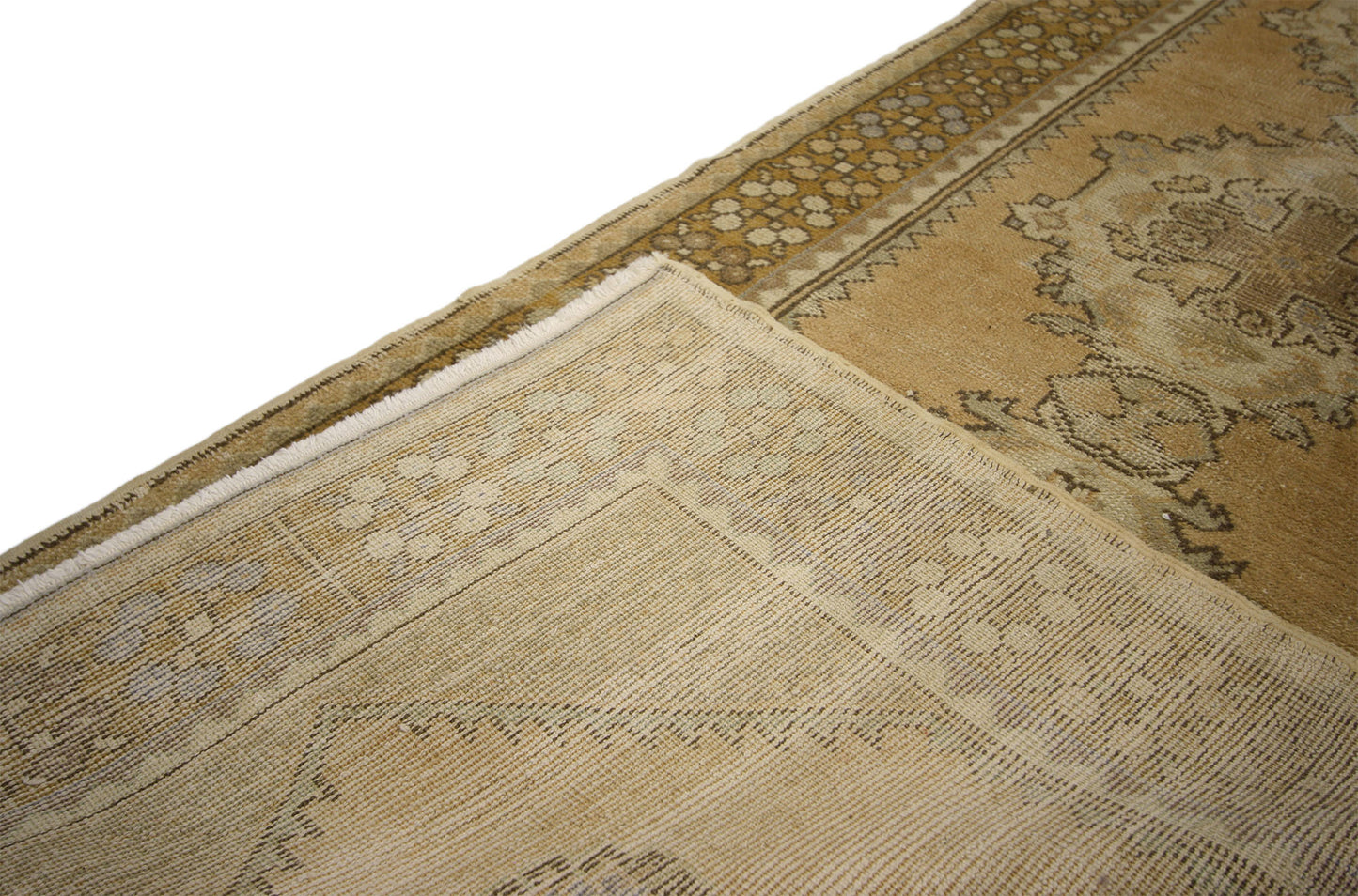 3 x 10 Vintage Turkish Oushak Rug 50230