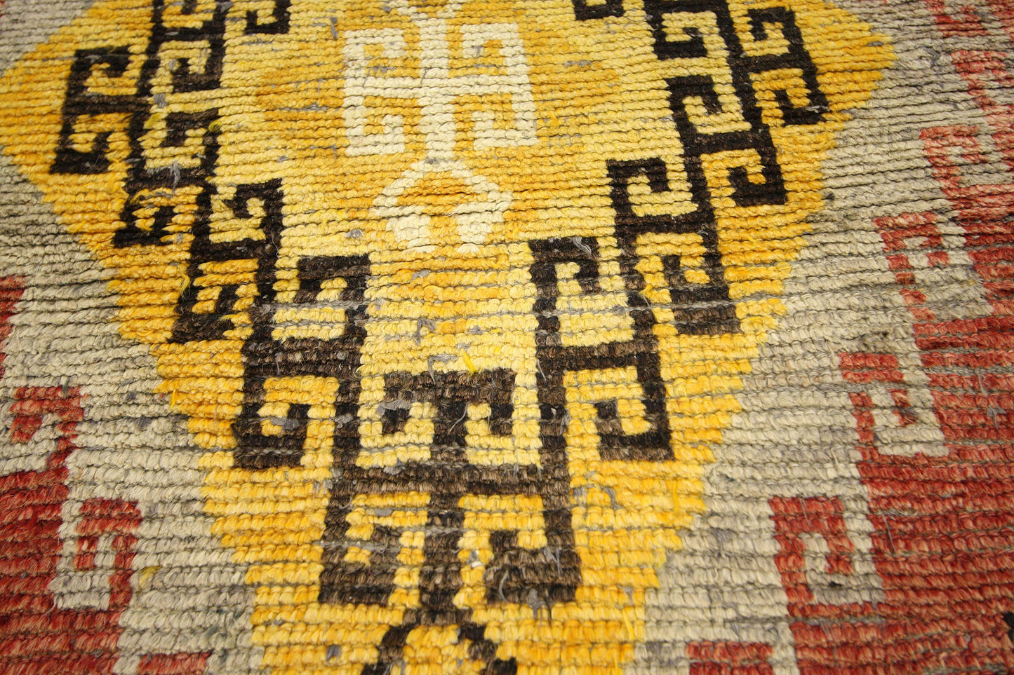 4 x 10 Vintage Turkish Oushak Runner 50238