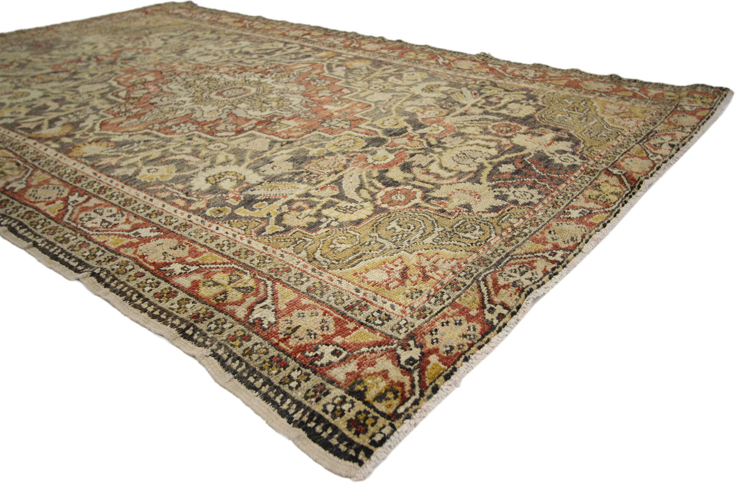 4 x 7 Antique Turkish Sivas Rug 50245