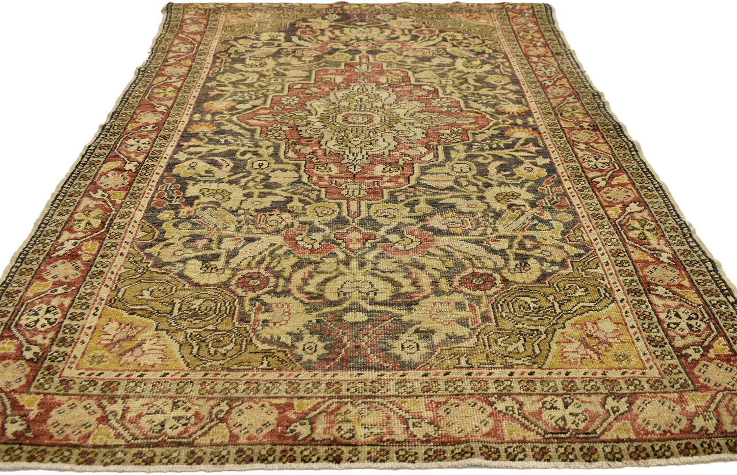 4 x 7 Antique Turkish Sivas Rug 50245