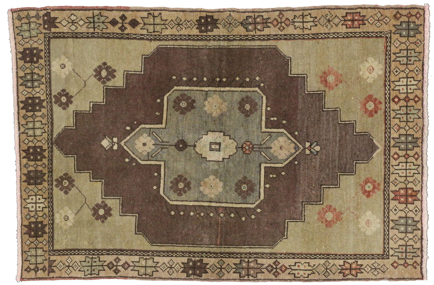 3 x 4 Vintage Oushak Rug 50250
