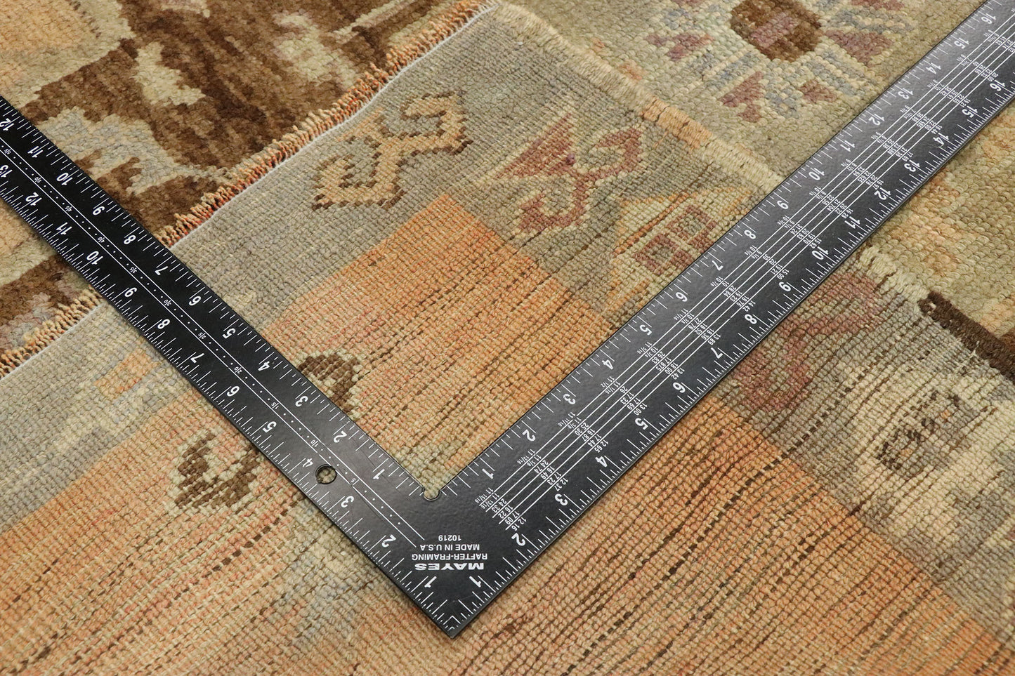 3 x 10 Vintage Turkish Oushak Runner 50260
