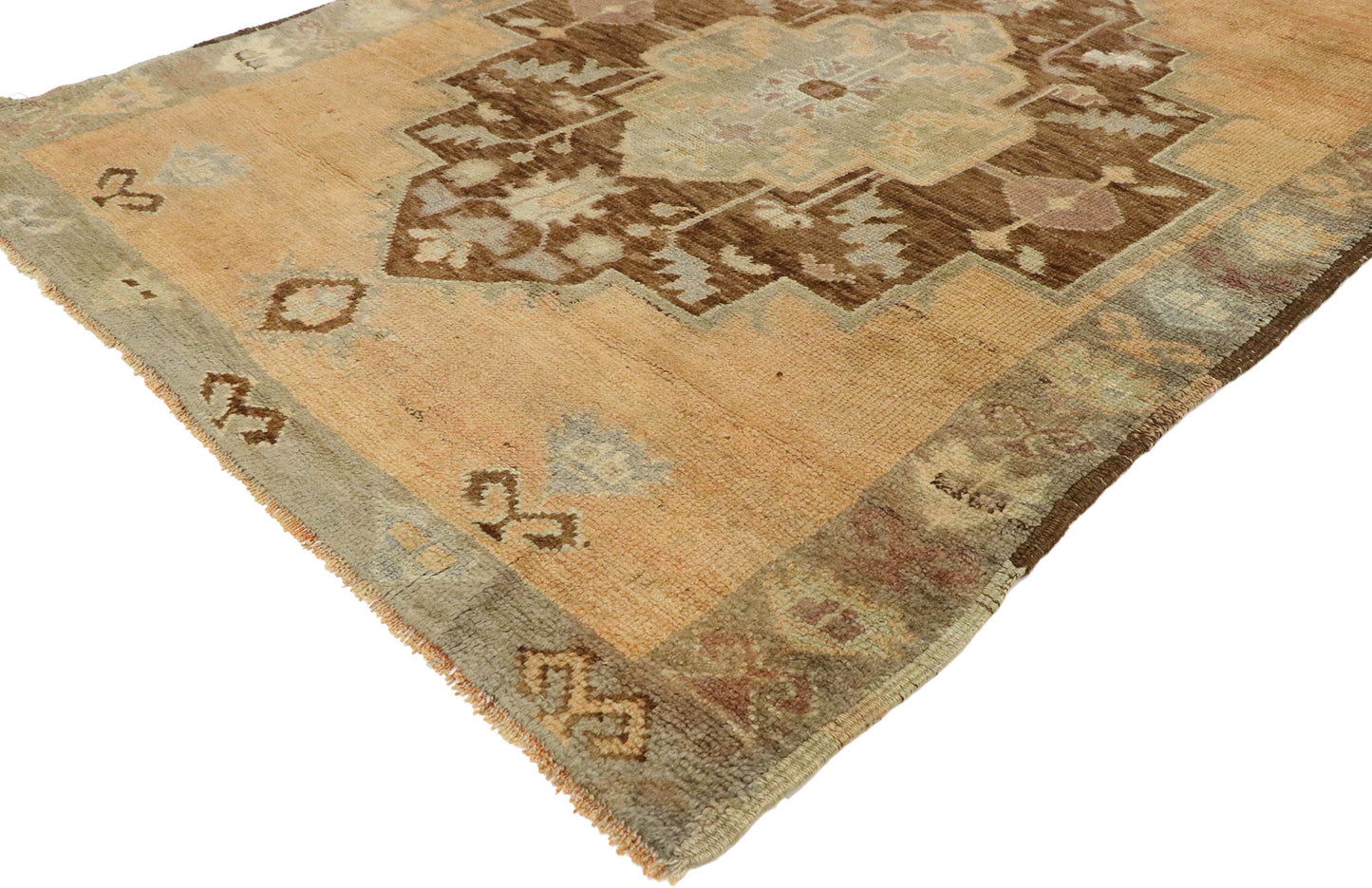 3 x 10 Vintage Turkish Oushak Runner 50260