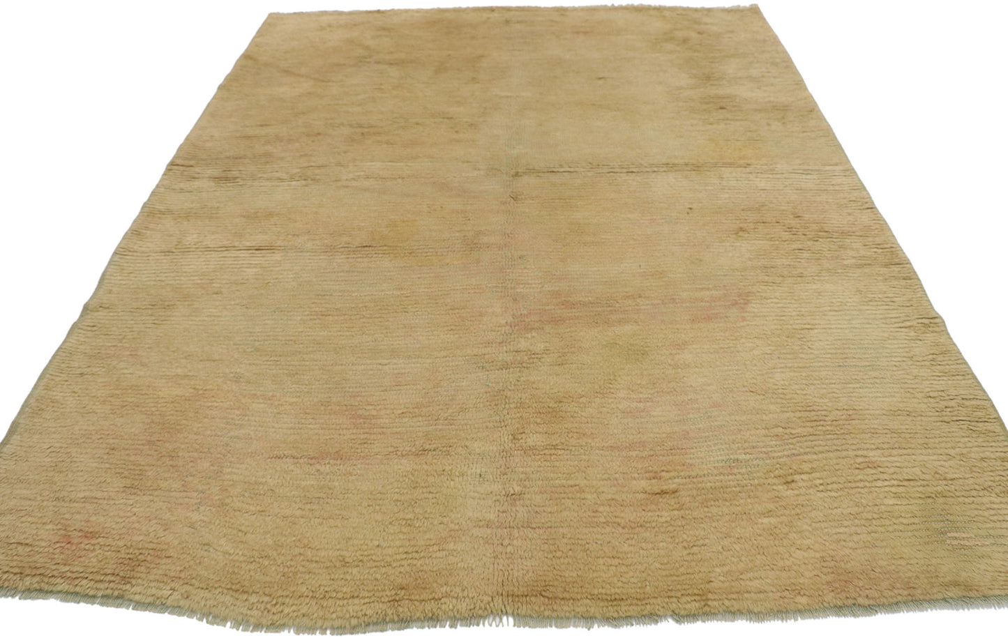 6 x 7 Vintage Turkish Oushak Rug 50273