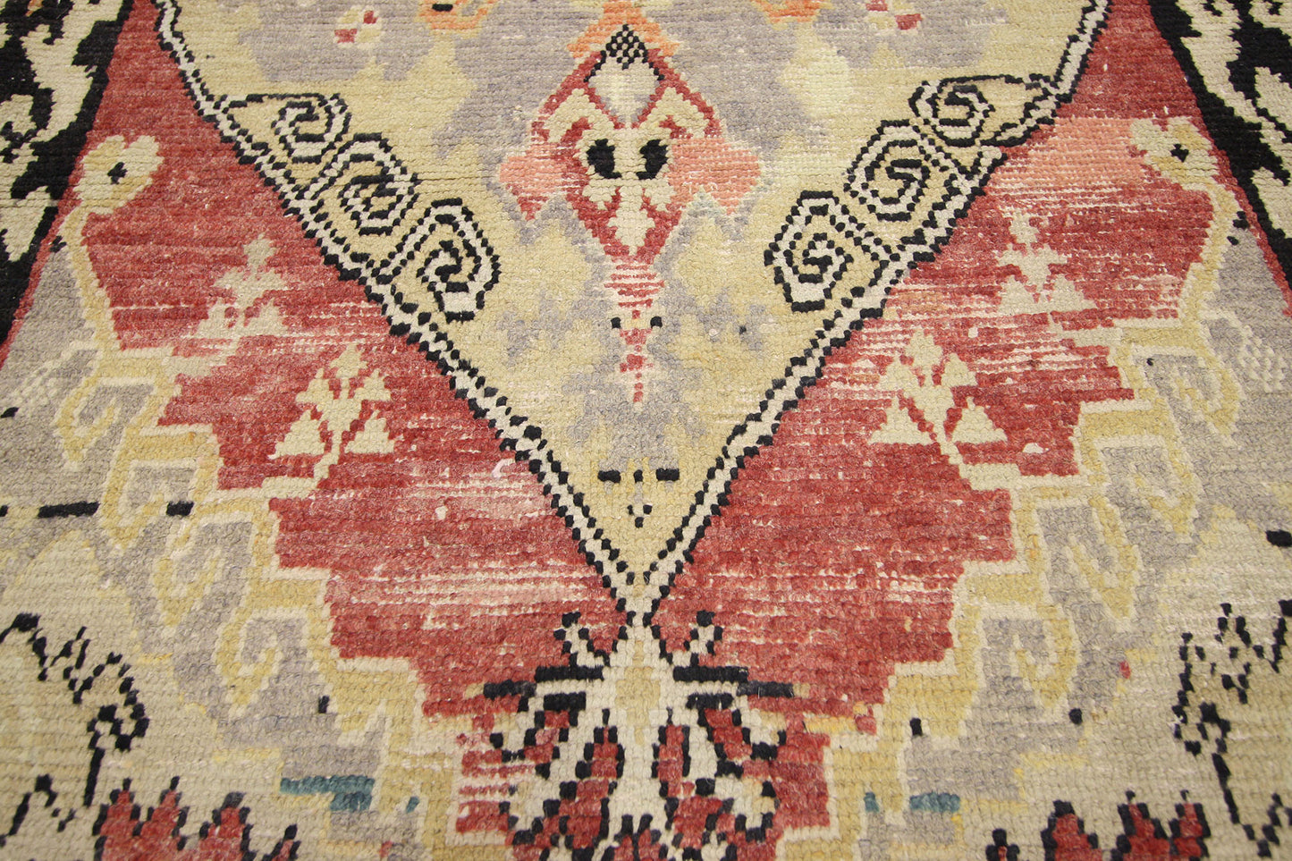 4 x 10 Vintage Turkish Oushak Runner 50277