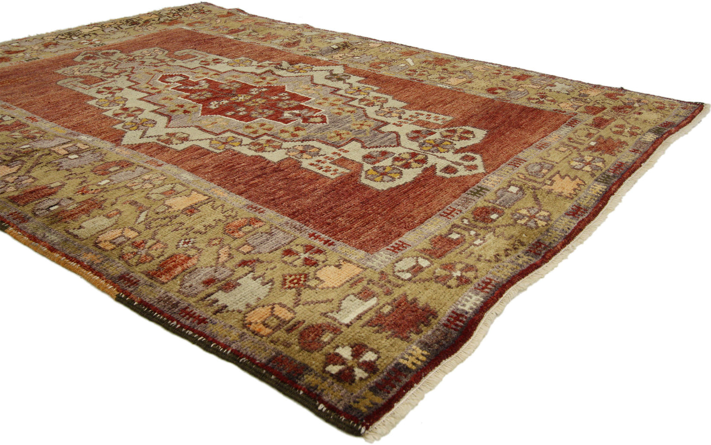 4 x 5 Antique Oushak Rug 50326