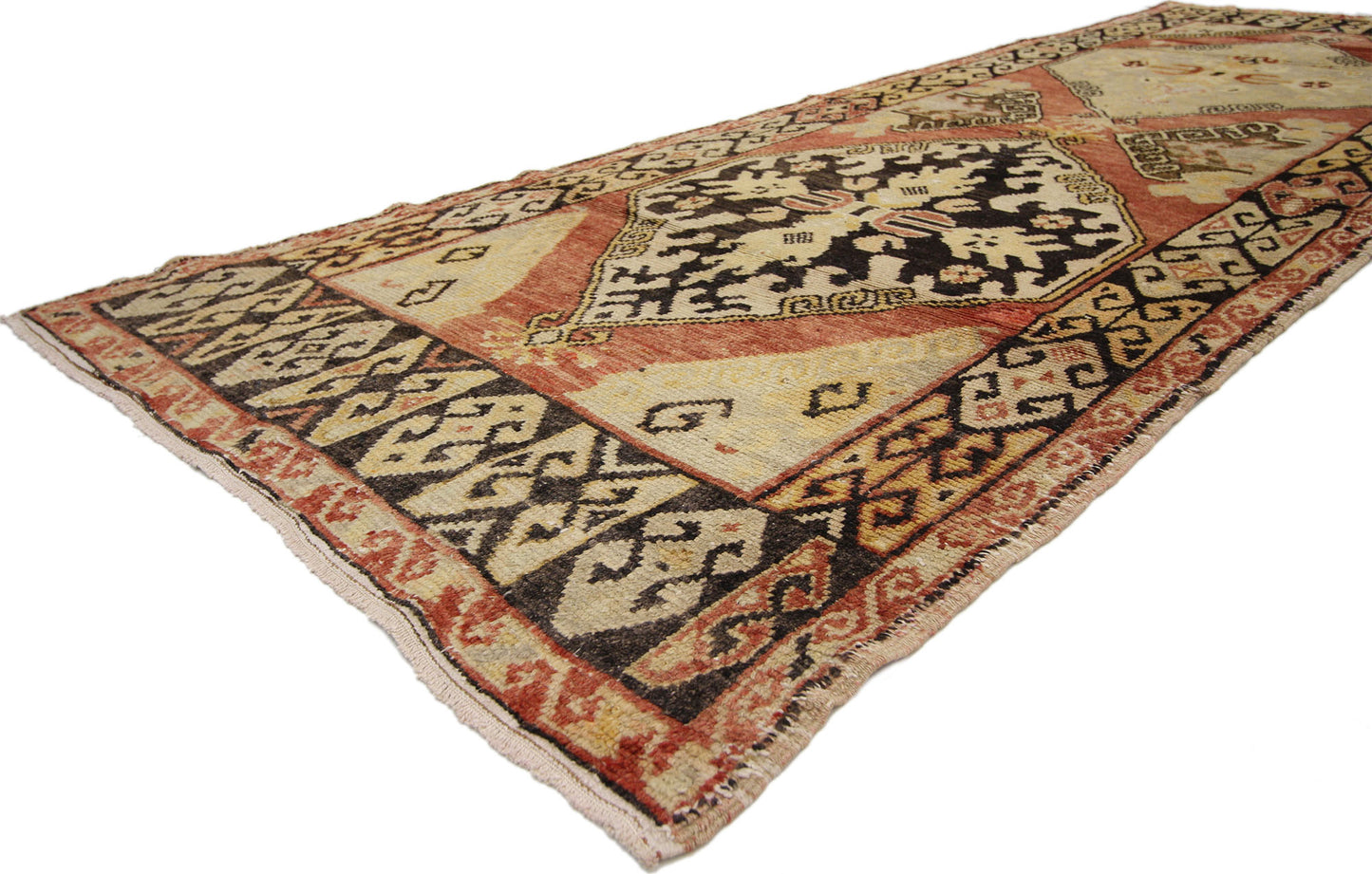 3 x 10 Antique Oushak Rug 50333