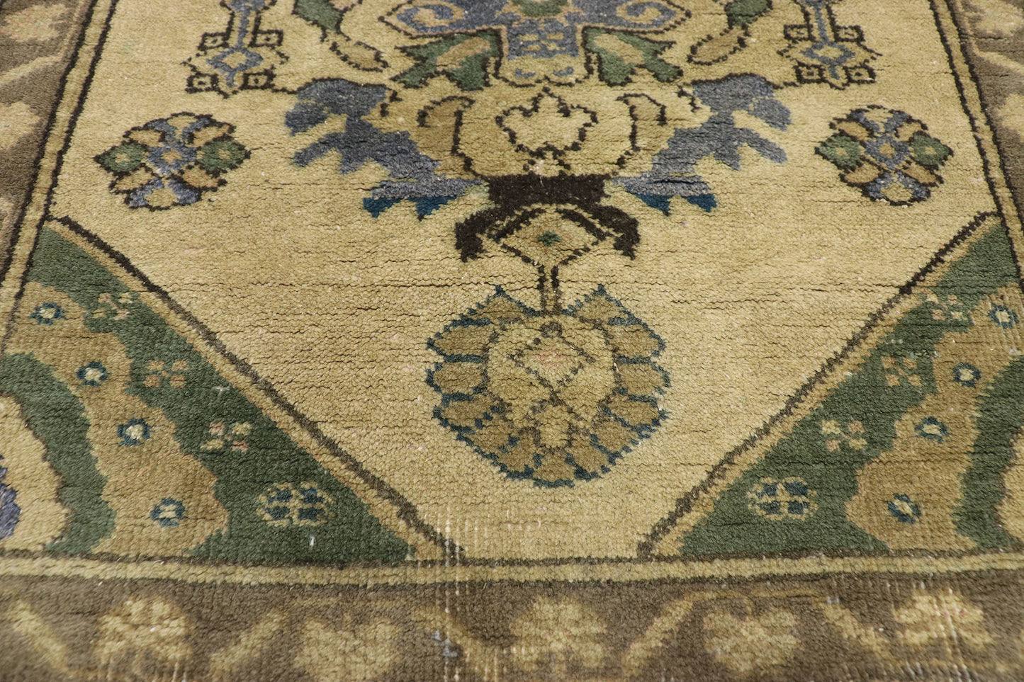 2 x 11 Vintage Turkish Oushak Runner 50345