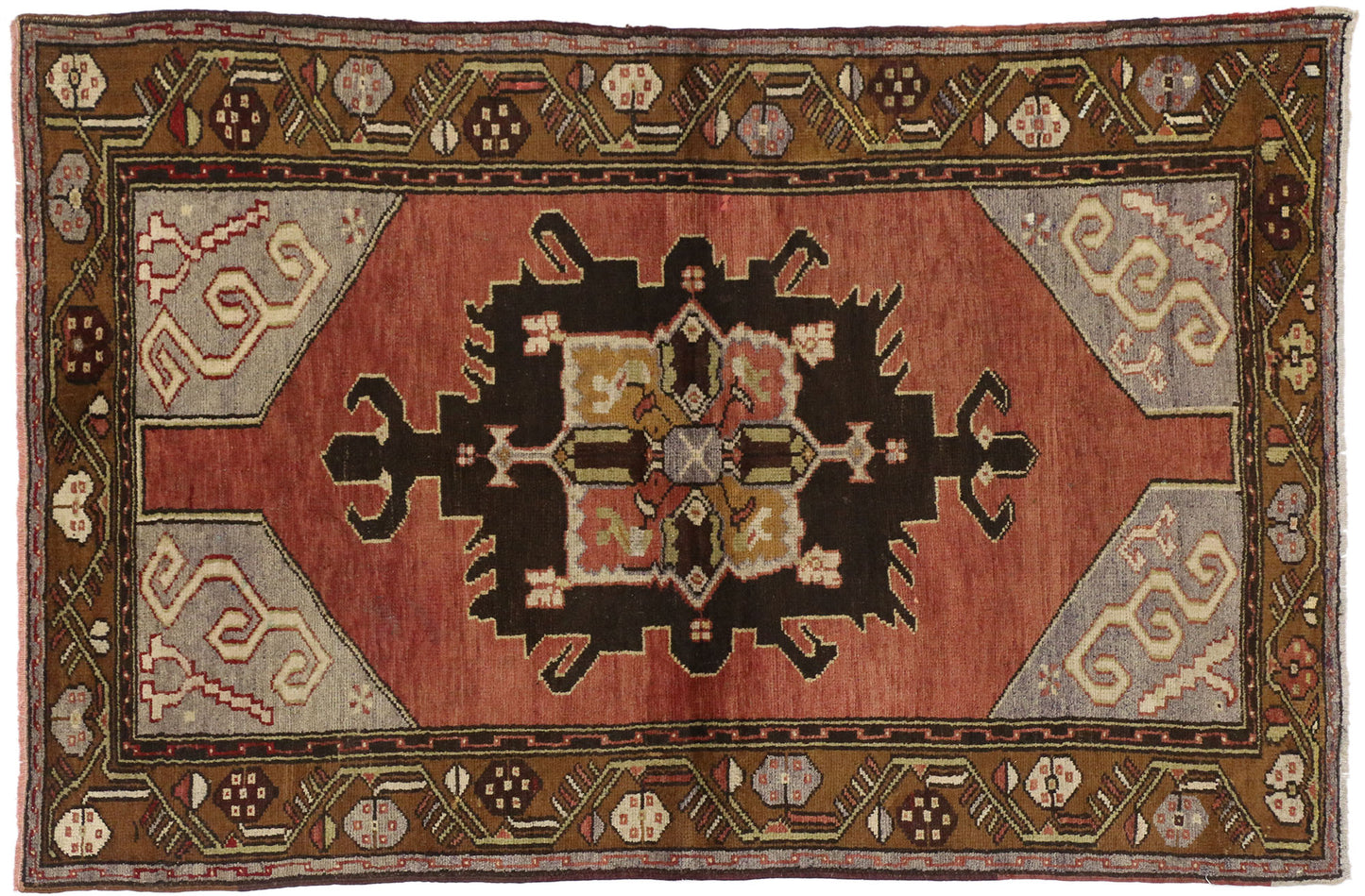 3 x 5 Vintage Oushak Rug 50355