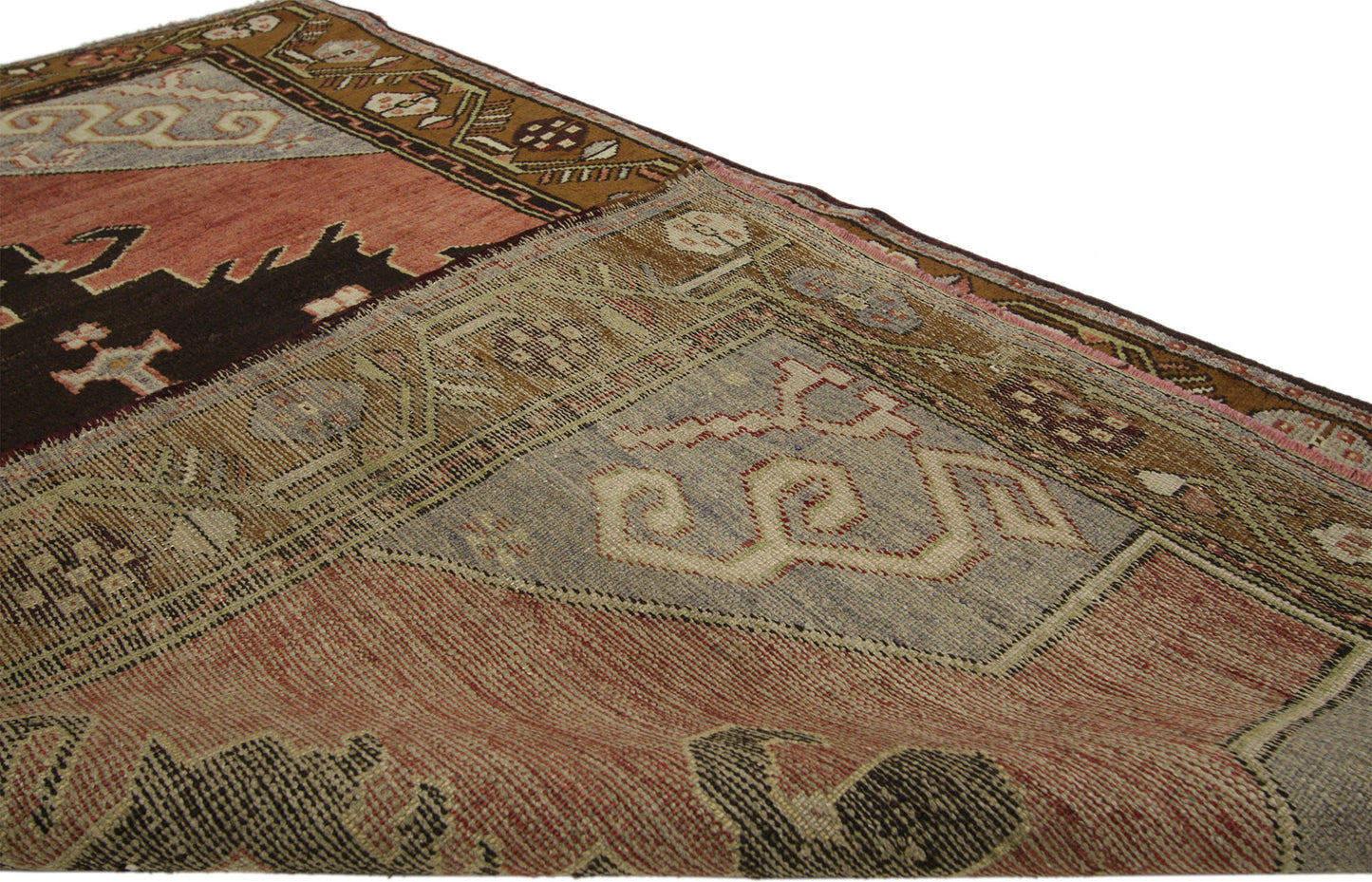 3 x 5 Vintage Oushak Rug 50355