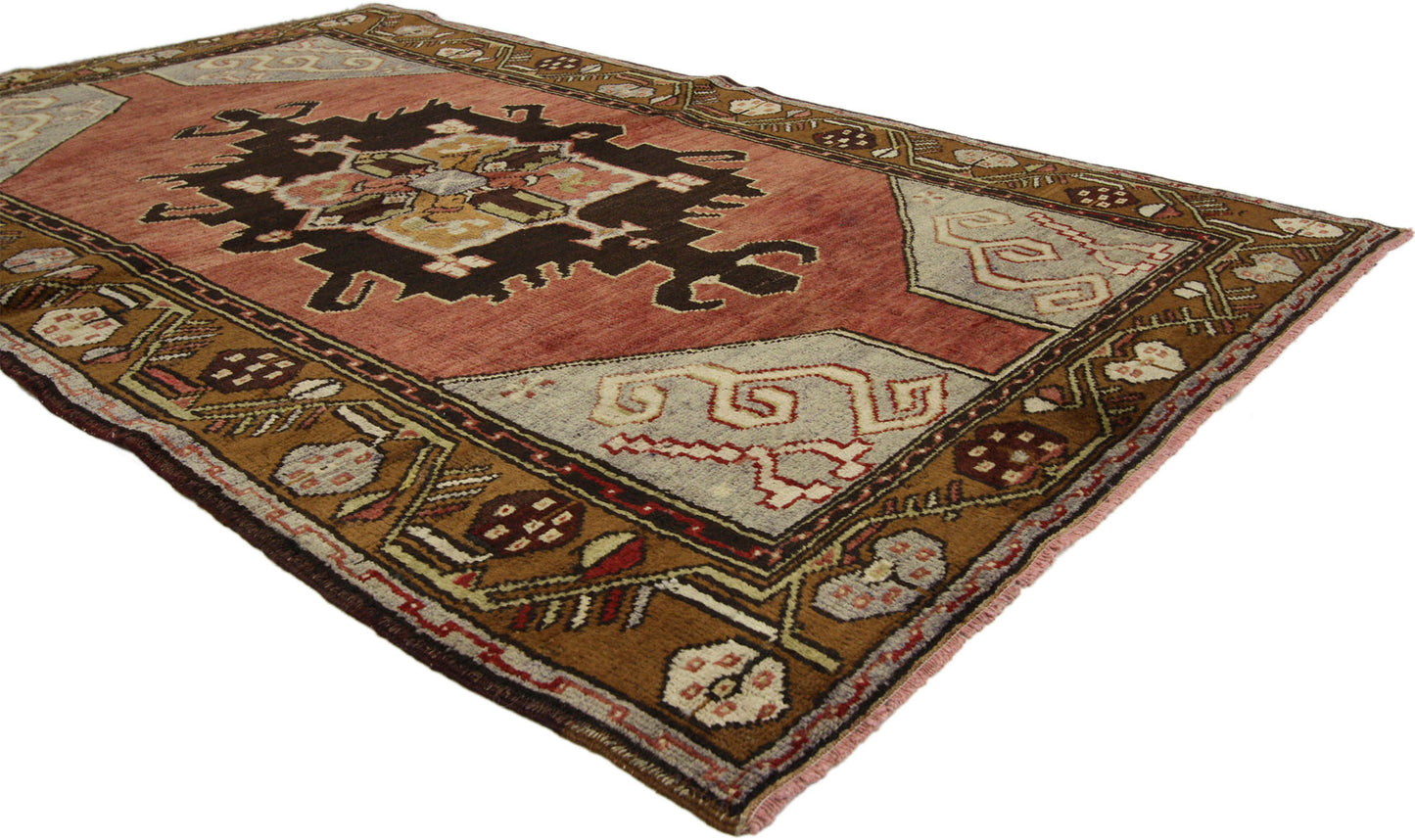 3 x 5 Vintage Oushak Rug 50355