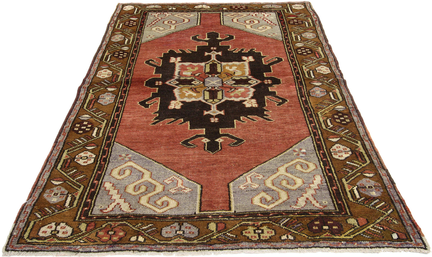 3 x 5 Vintage Oushak Rug 50355