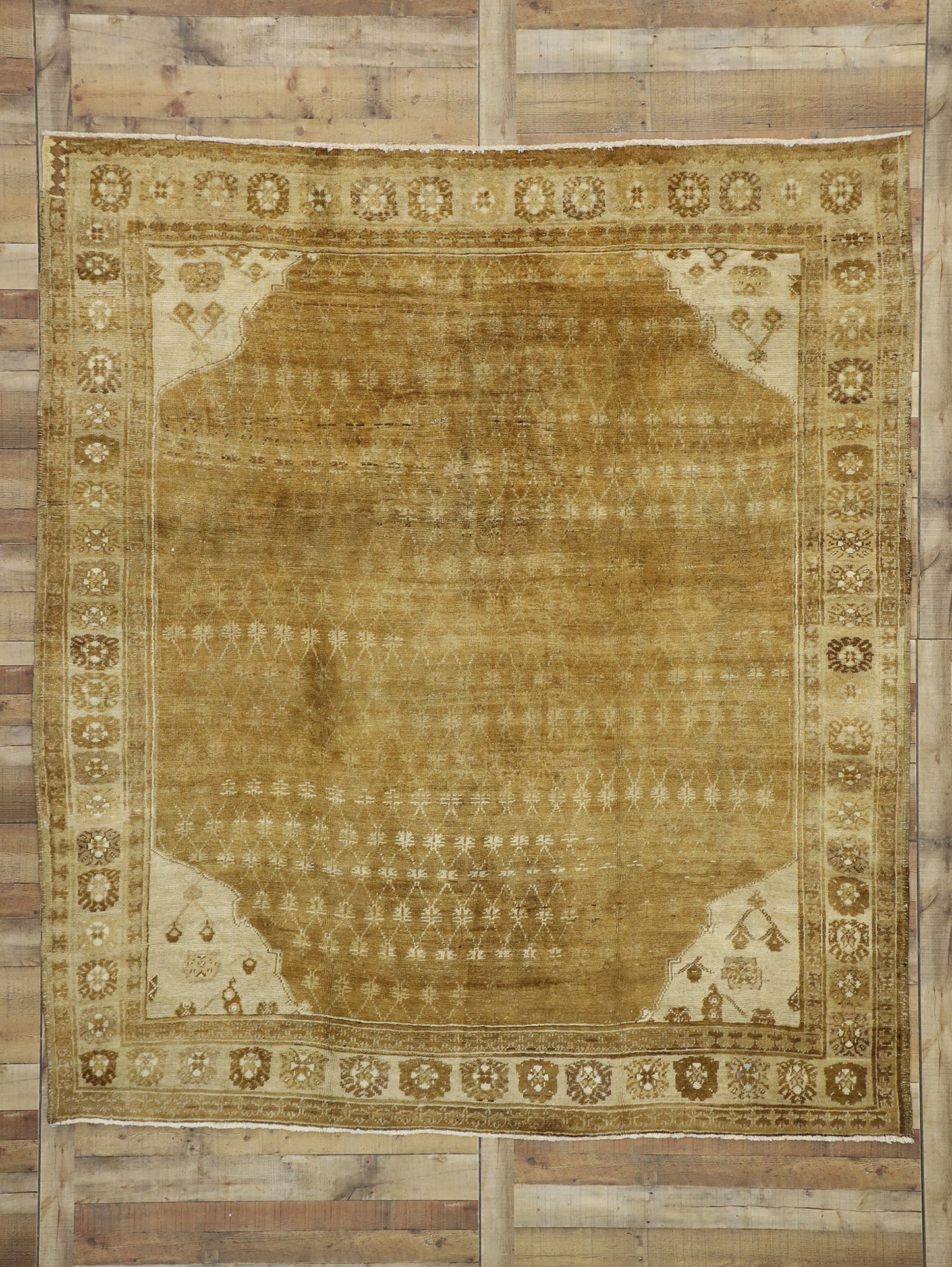 8 x 9 Antique Oushak Rug 50386
