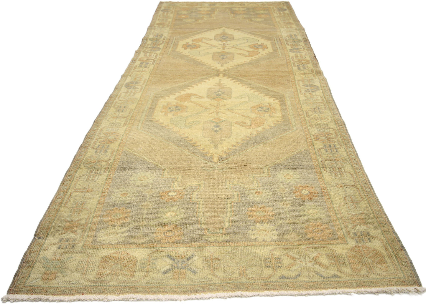 3 x 10 Vintage Oushak Rug 50394