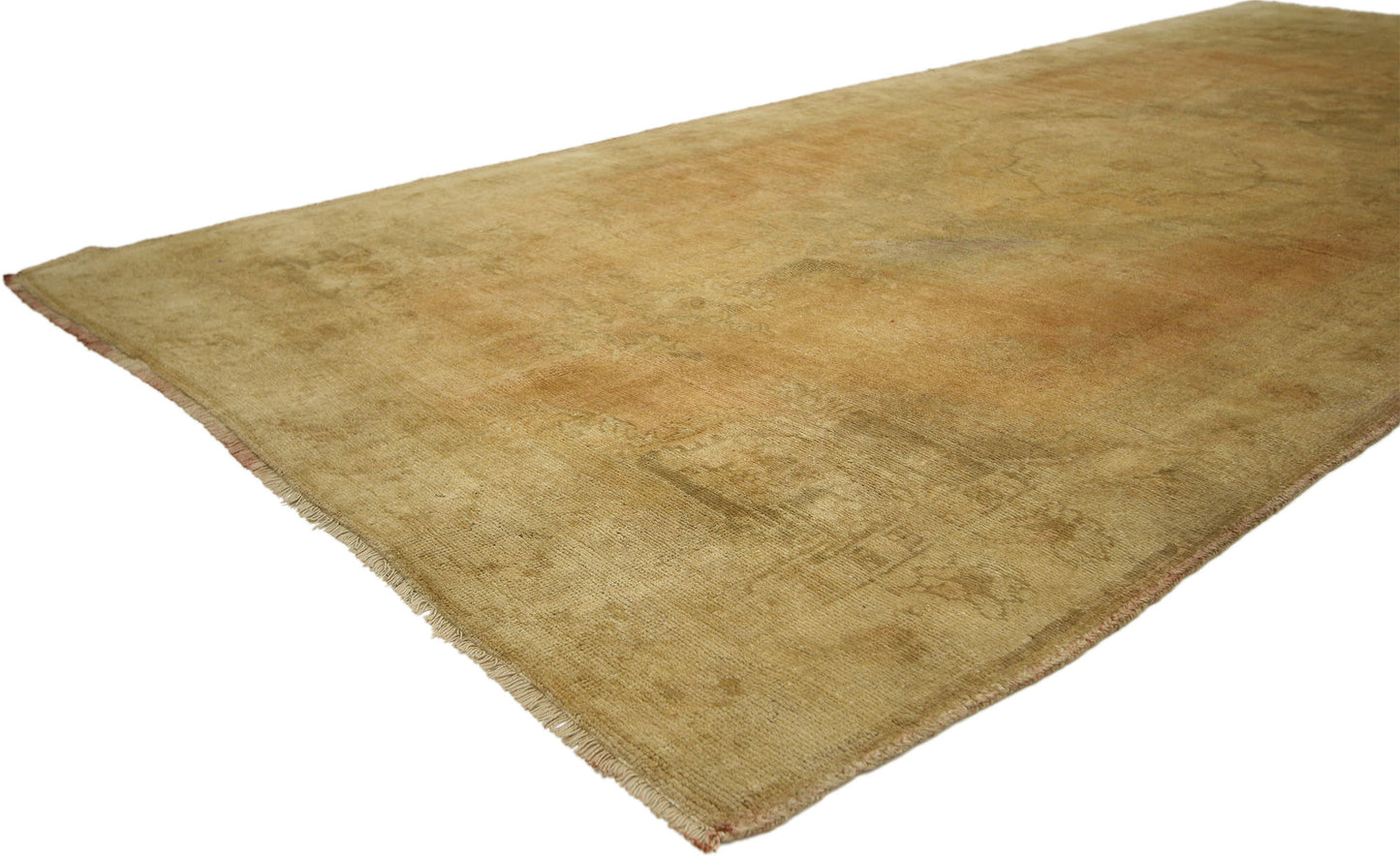 5 x 10 Vintage Turkish Oushak Rug 50437