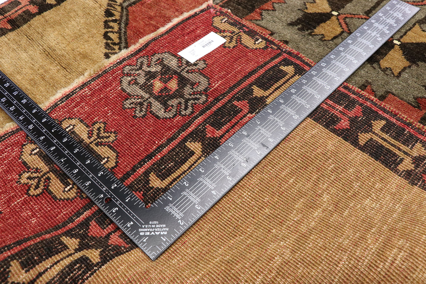 3 x 12 Vintage Oushak Runner 50445